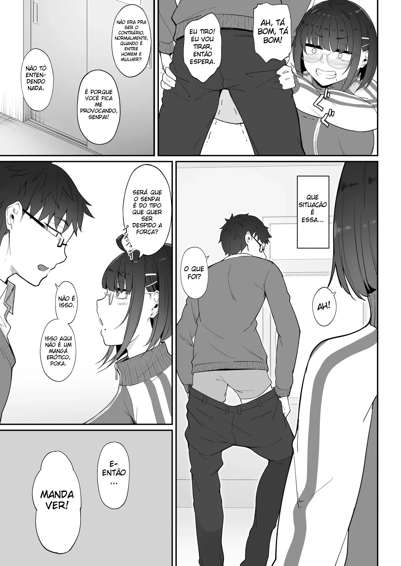 A História de Quando Emprestei Um Mangá para a Minha Kouhai Otaku e Ela Me Masturbou — página 8
