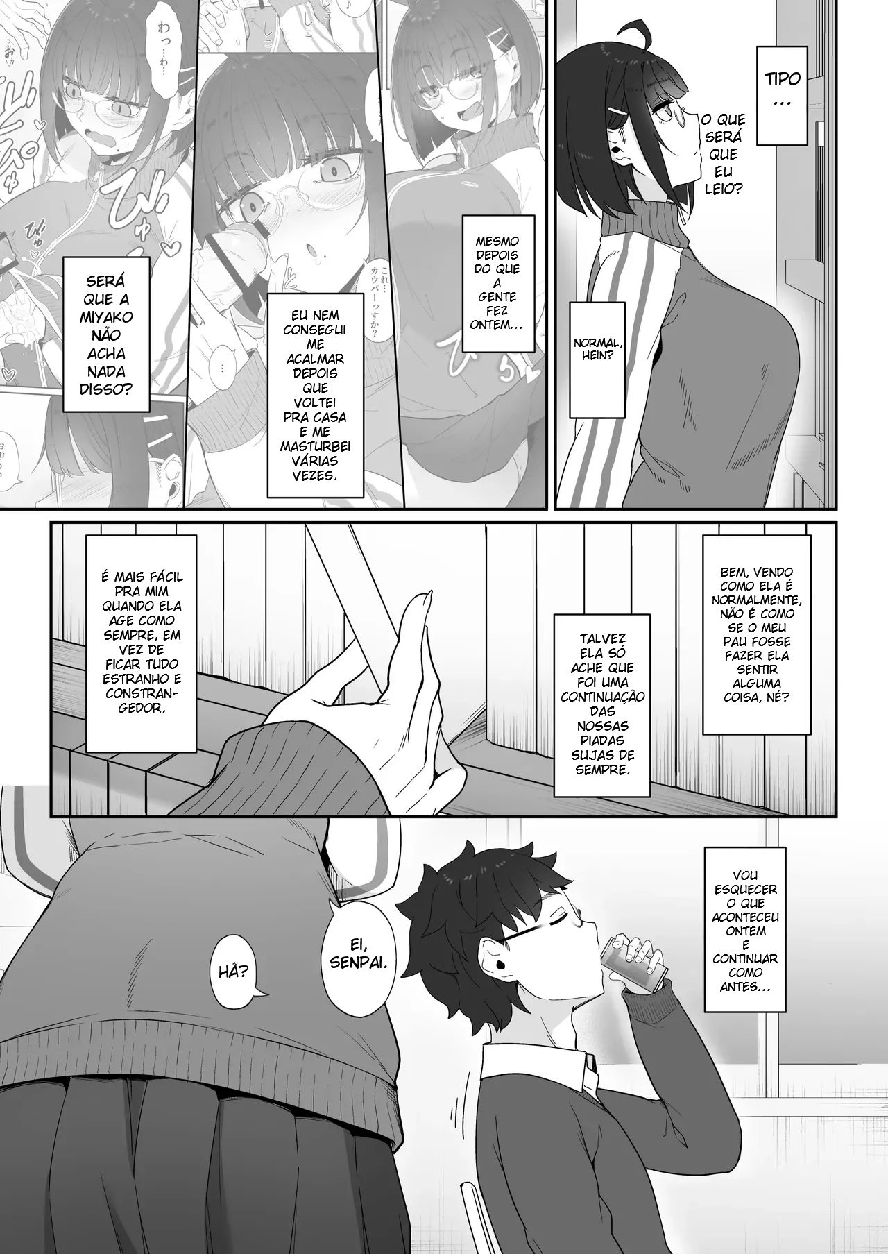 A História de Quando Emprestei Um Mangá para a Minha Kouhai Otaku e Ela Me Masturbou — página 18