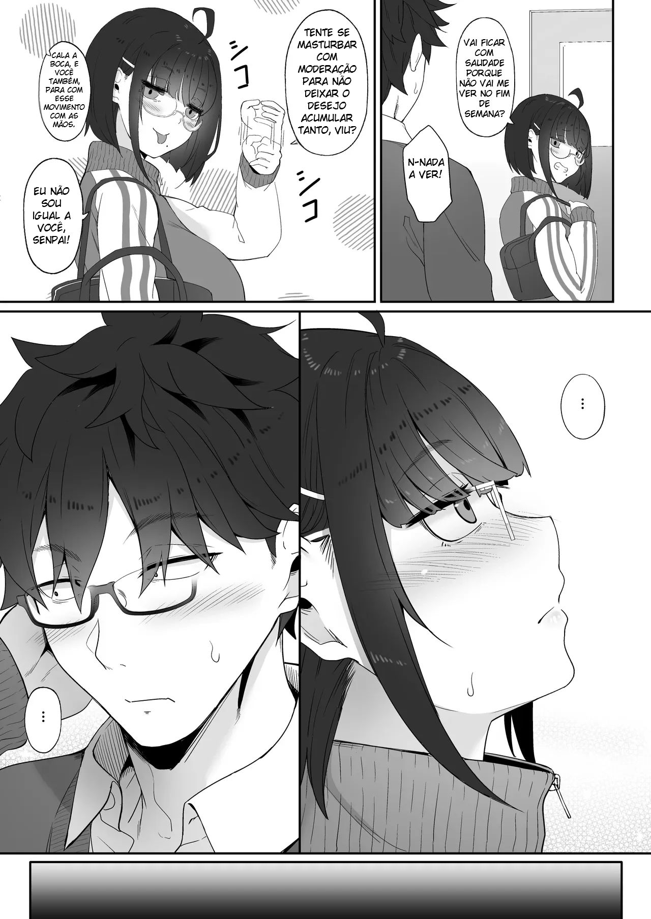 A História de Quando Emprestei Um Mangá para a Minha Kouhai Otaku e Ela Me Masturbou — página 38