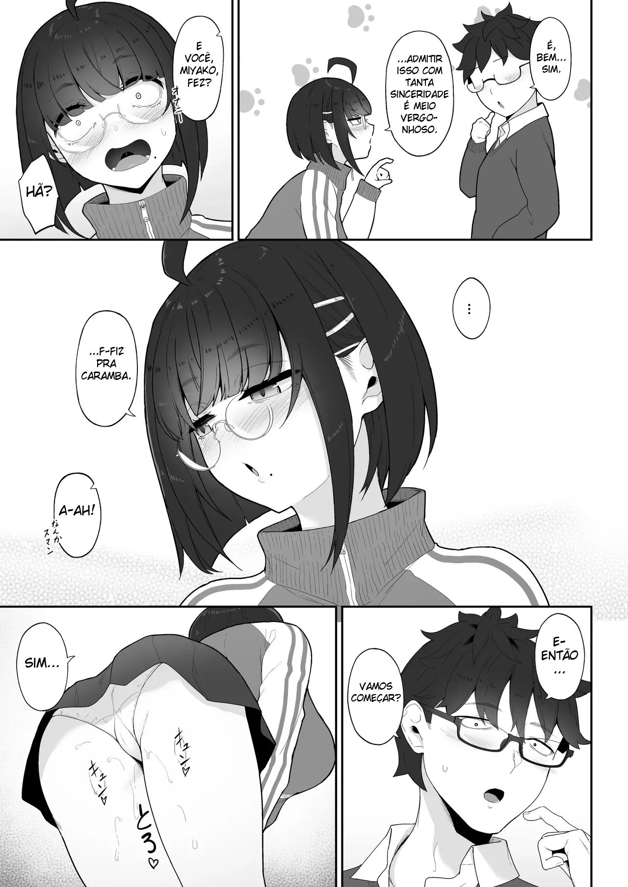 A História de Quando Emprestei Um Mangá para a Minha Kouhai Otaku e Ela Me Masturbou — página 40