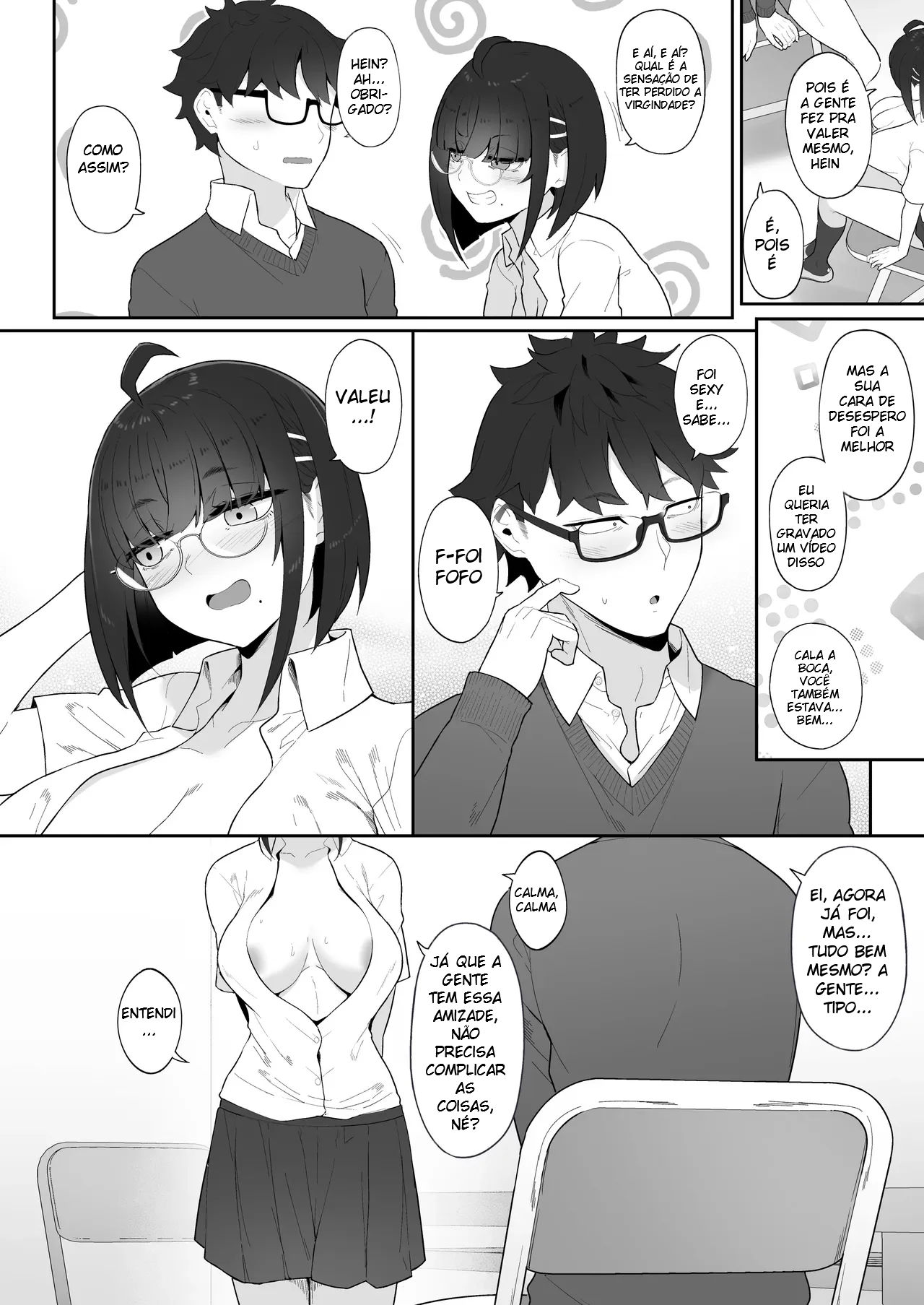 A História de Quando Emprestei Um Mangá para a Minha Kouhai Otaku e Ela Me Masturbou — página 59