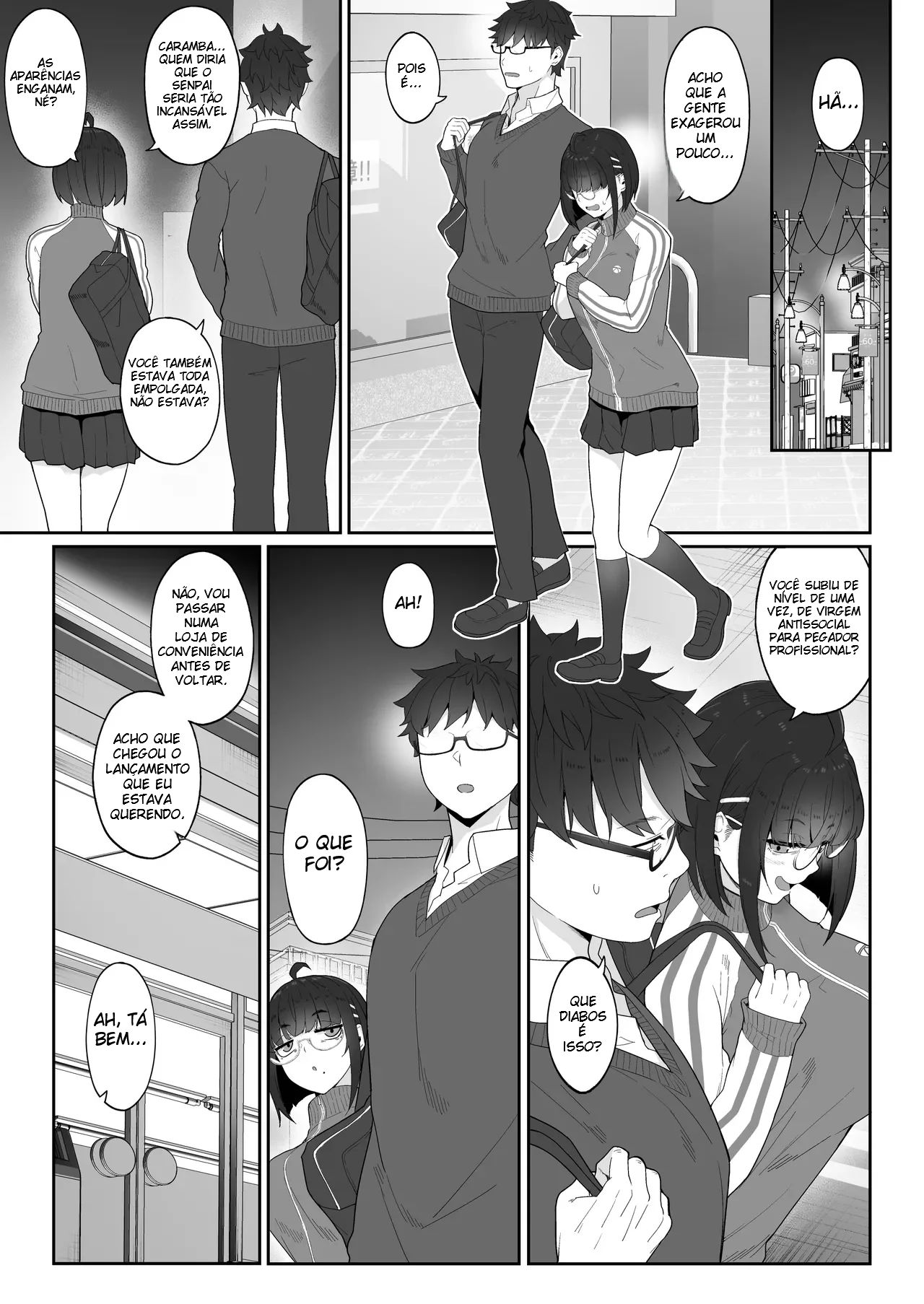 A História de Quando Emprestei Um Mangá para a Minha Kouhai Otaku e Ela Me Masturbou — página 74