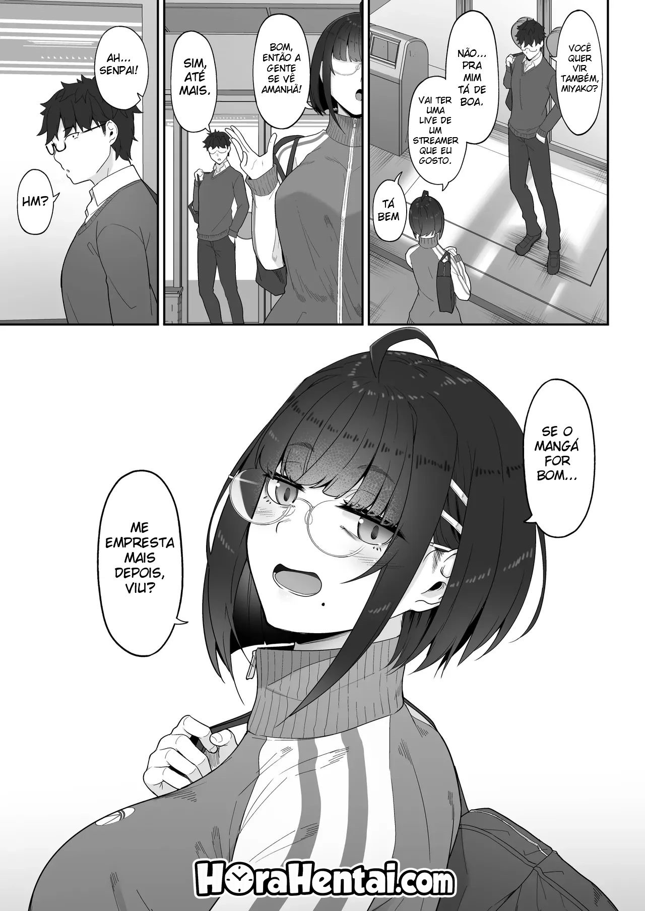 A História de Quando Emprestei Um Mangá para a Minha Kouhai Otaku e Ela Me Masturbou — página 75