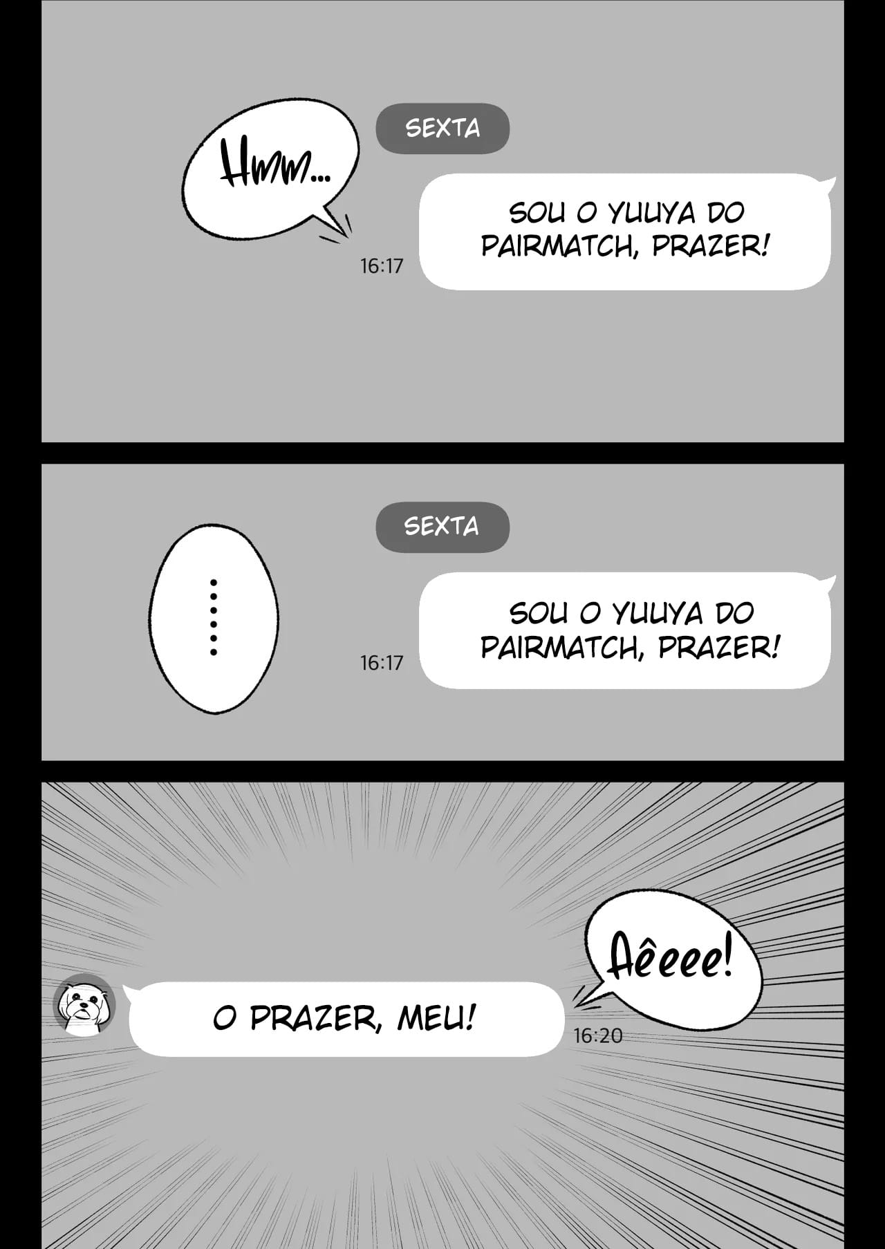 Relato da Minha Experiência Em Apps de Namoro ~ Tentei Macetar Com Tudo Uma Universitária Que Namora — página 3