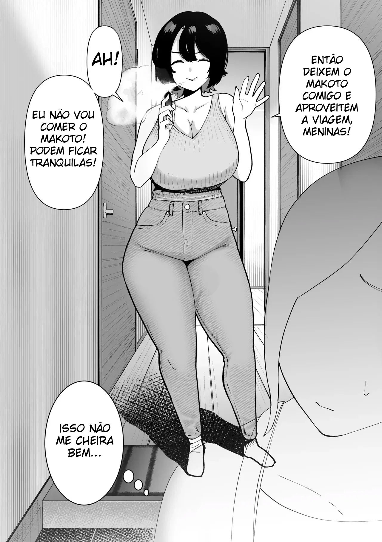 Uma História Sobre Um Sobrinho Virgem e Recluso, Que Desenha Mangá Erótico, e Sua Tia Fazendo Sexo Afetuoso — página 5