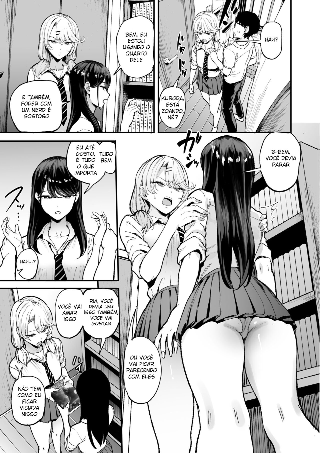 Minha Amiga Gyaru me Deixa Usar a Buceta Dela 3 — página 6