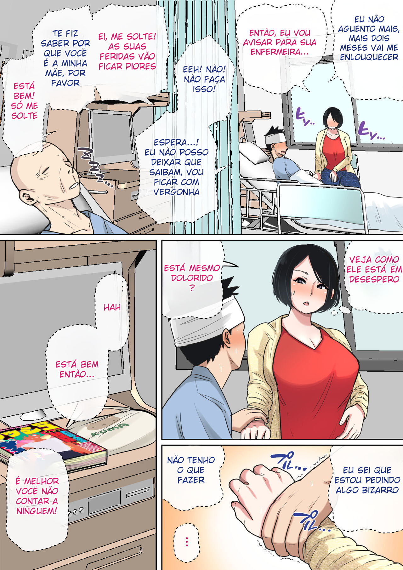 Se Aliviando Com Minha Mãe Enquanto Eu Estava Hospitalizado… — página 7