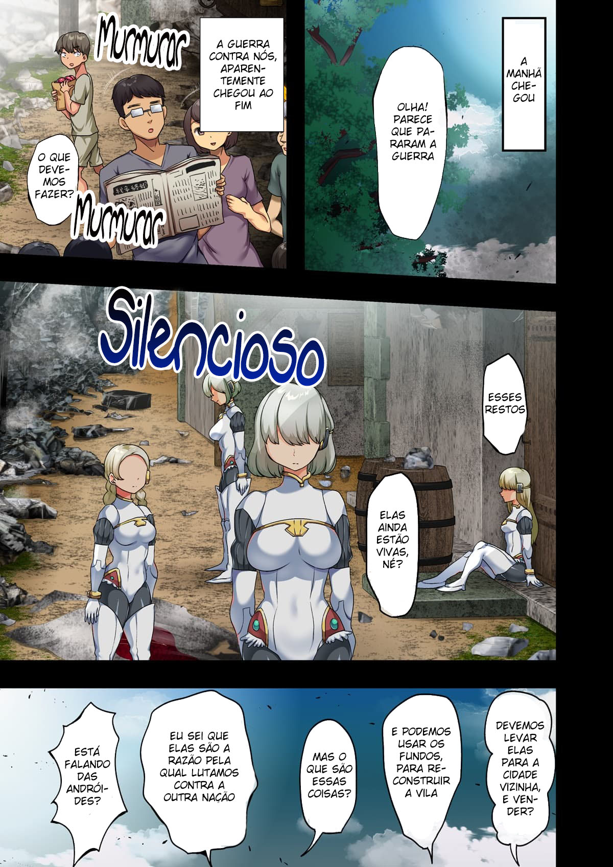 Ao Fim da Guerra, Eu Trouxe uma Bela Androide Peituda Para Minha Casa… — página 8