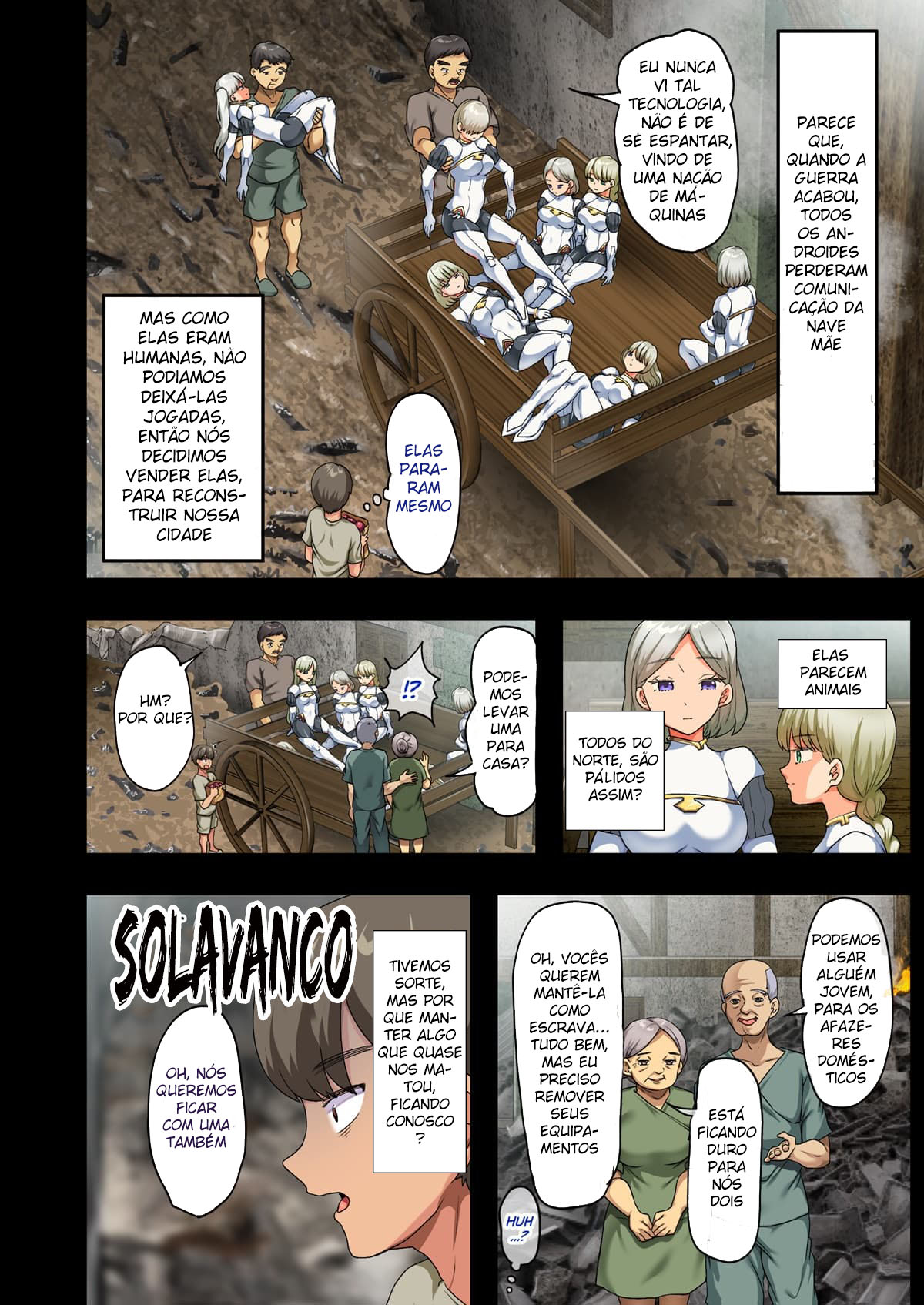 Ao Fim da Guerra, Eu Trouxe uma Bela Androide Peituda Para Minha Casa… — página 9