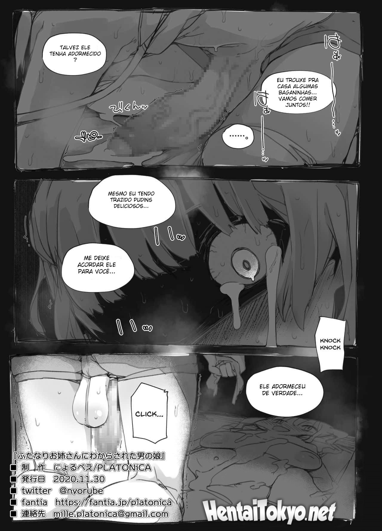 Uma Trap Conhece a Futanari de Sua Onee-chan — página 29