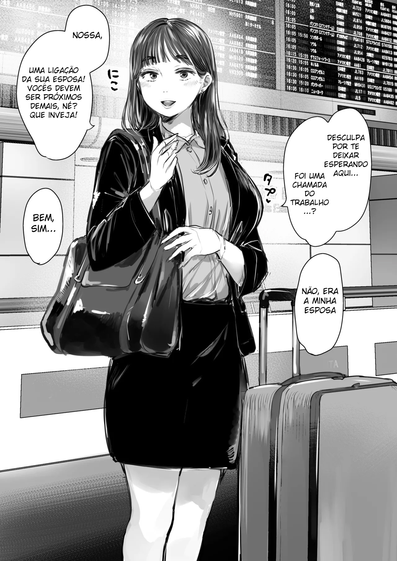 Viagem de Trabalho, Dividindo o Quarto Com a Colega Mais Nova ~ Uma Noite Em Que Fui Drenado Até o Fim Pela Novata Usando Yukata — página 4