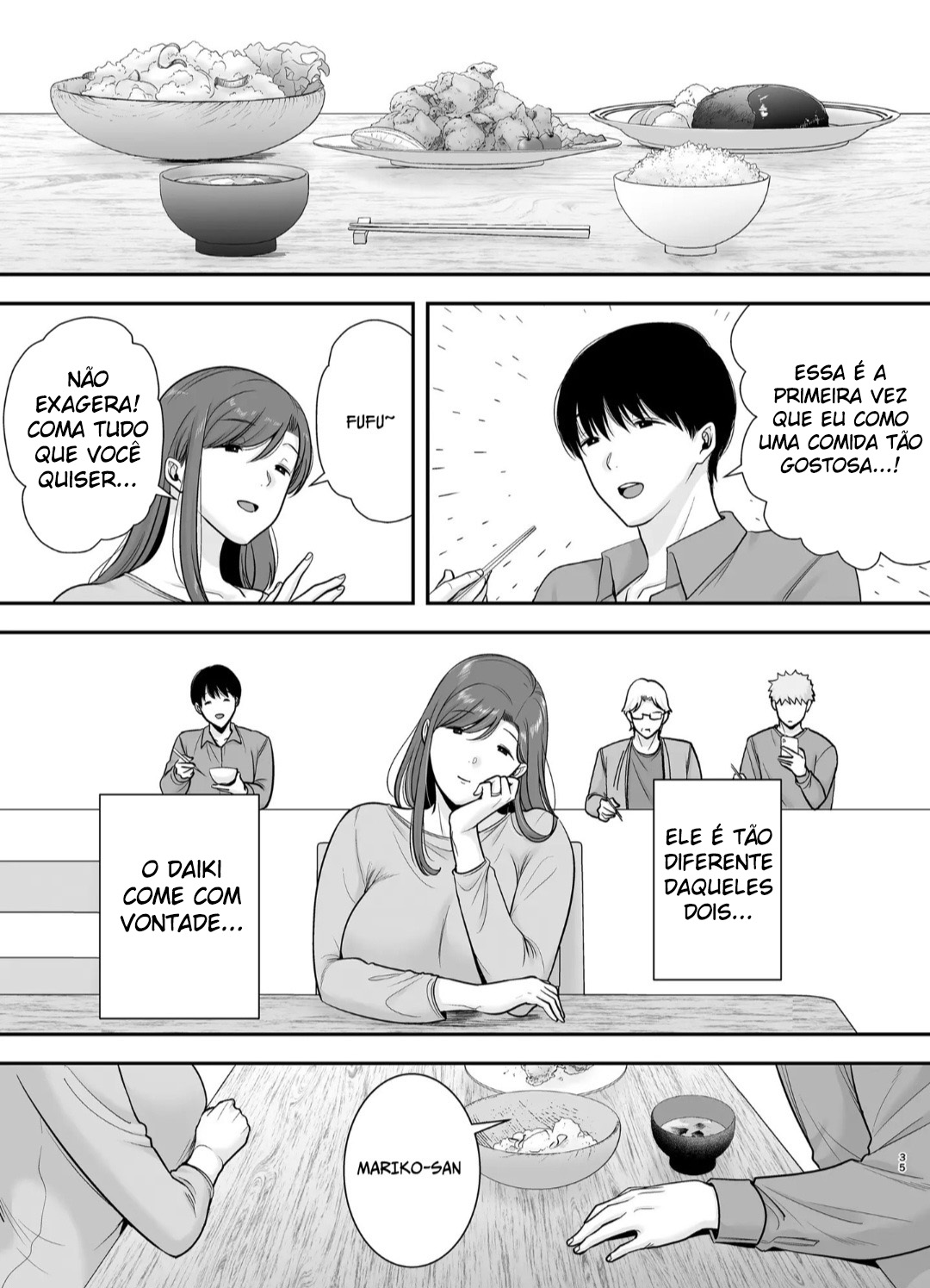 Eu e Mariko-San ~Um Caso com uma Mulher Casada do Meu Trabalho de Meio Período~ 2 — página 34