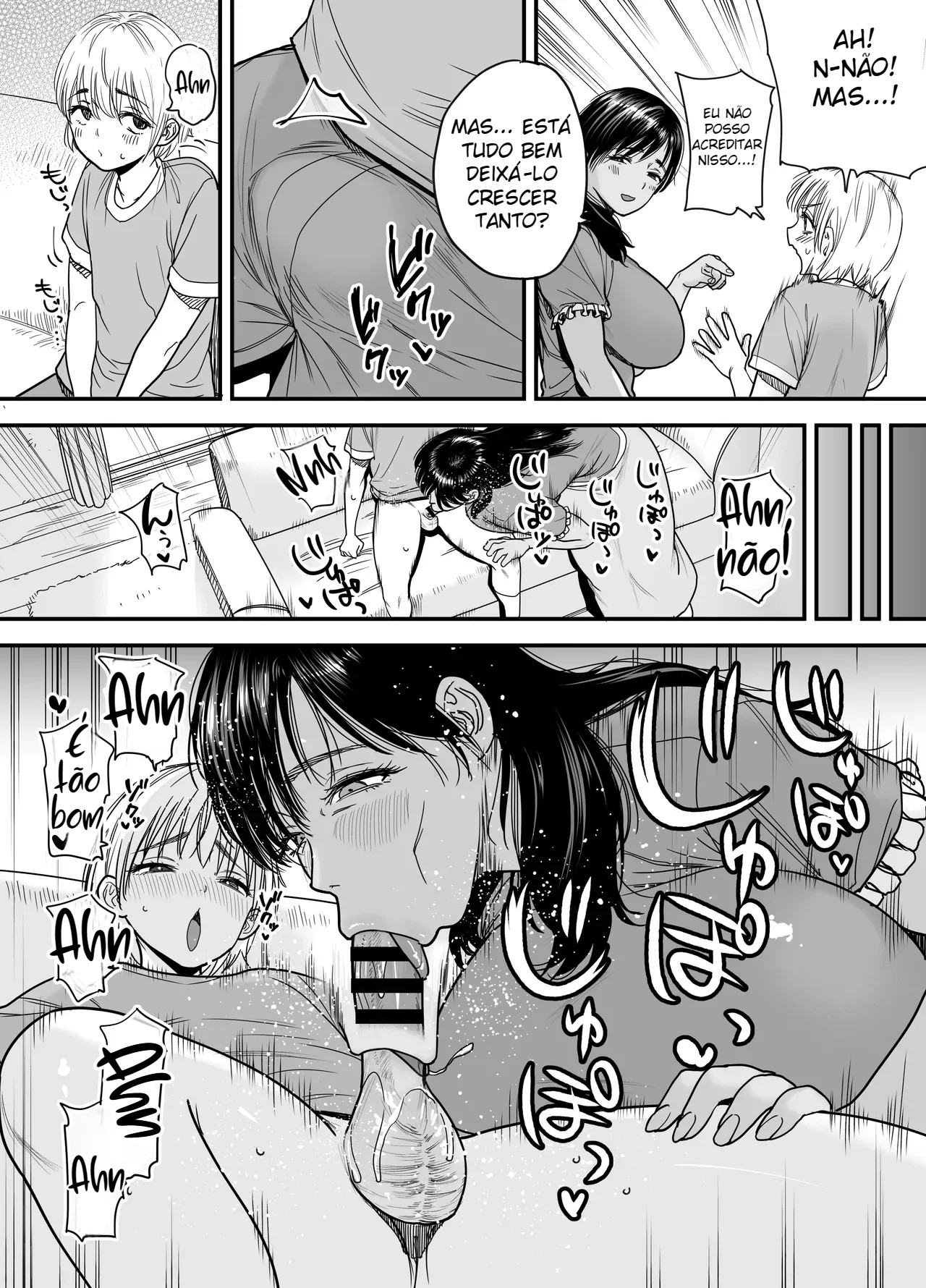 Verão Da Tomboy Morena 3 ~ Versão de Sexo Com a Mamãe Peluda Para Substituir a Nagisa-chan Que Está Grávida ~ — página 9