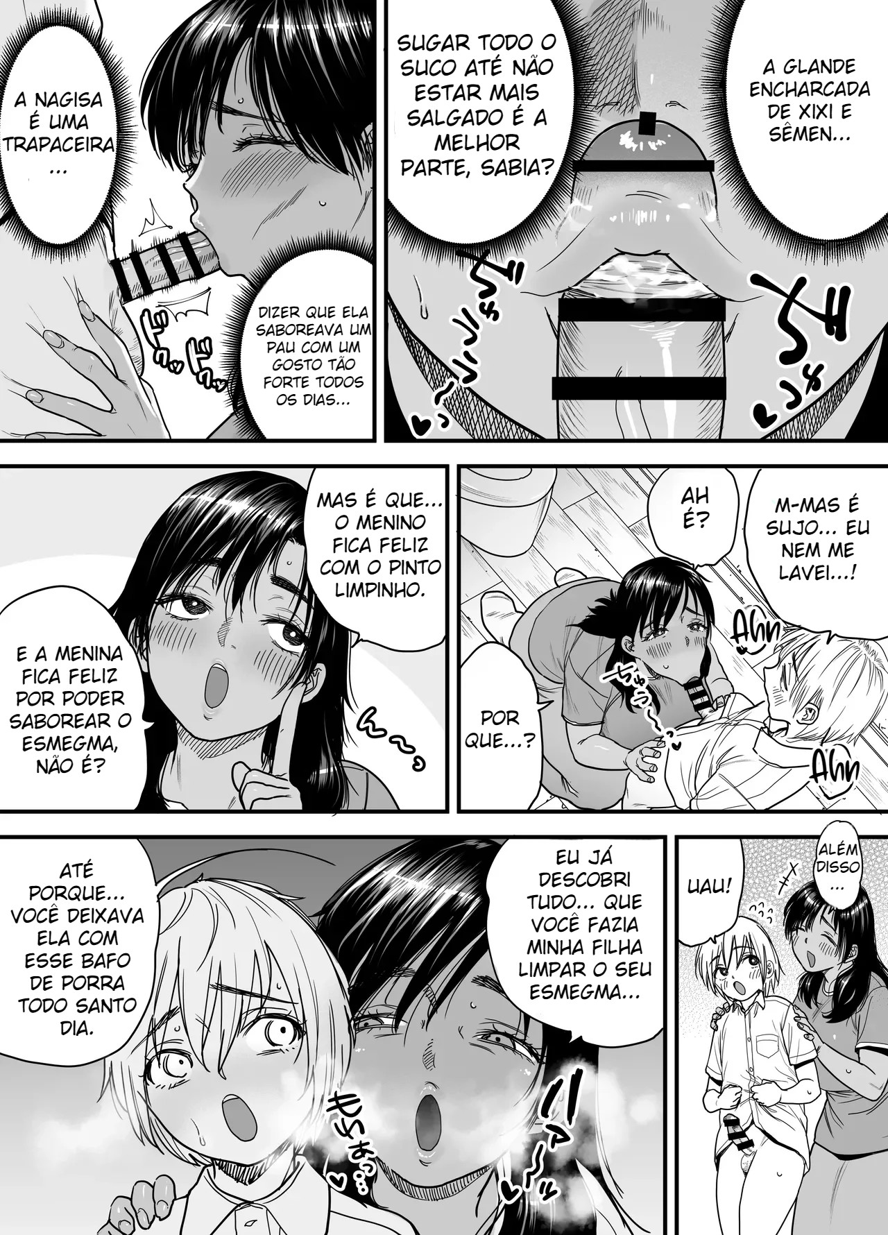 Verão Da Tomboy Morena 3 ~ Versão de Sexo Com a Mamãe Peluda Para Substituir a Nagisa-chan Que Está Grávida ~ — página 17