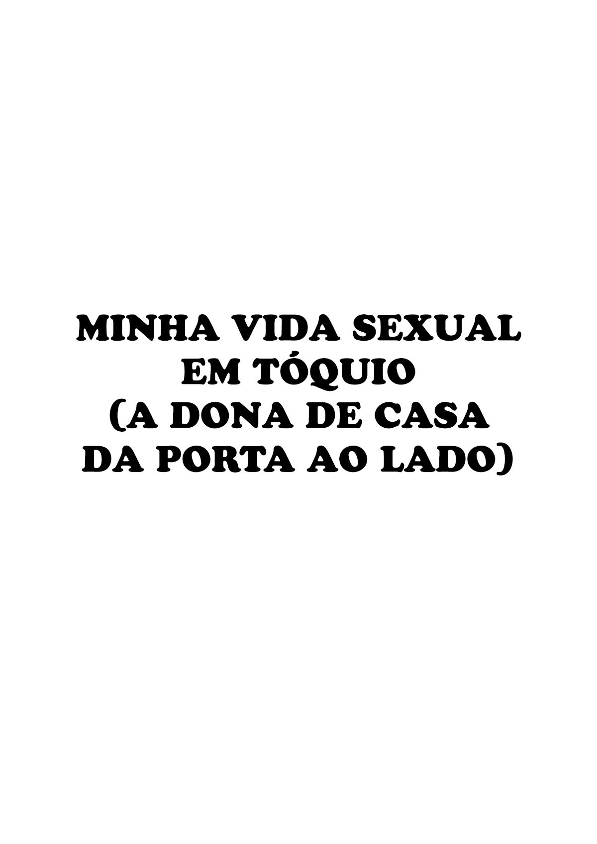 Minha Vida Sexual em Tóquio 1 ~A Dona de Casa da Porta ao Lado~ — página 2