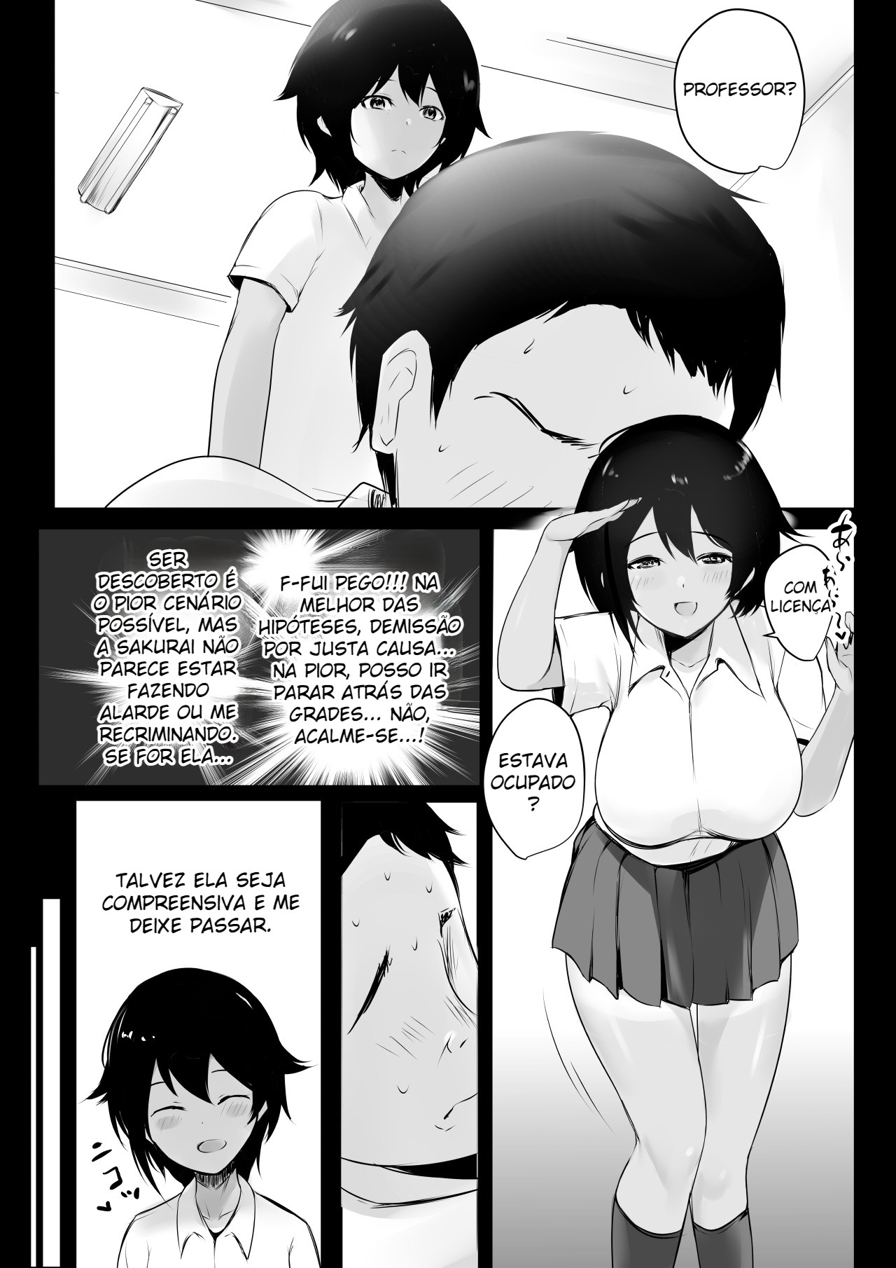 Um Coroa Que Satisfaz os Desejos Sexuais de Uma Tomboy ~ Um Encontro Íntimo e Doce Com Uma Atleta Bronzeada ~ — página 8