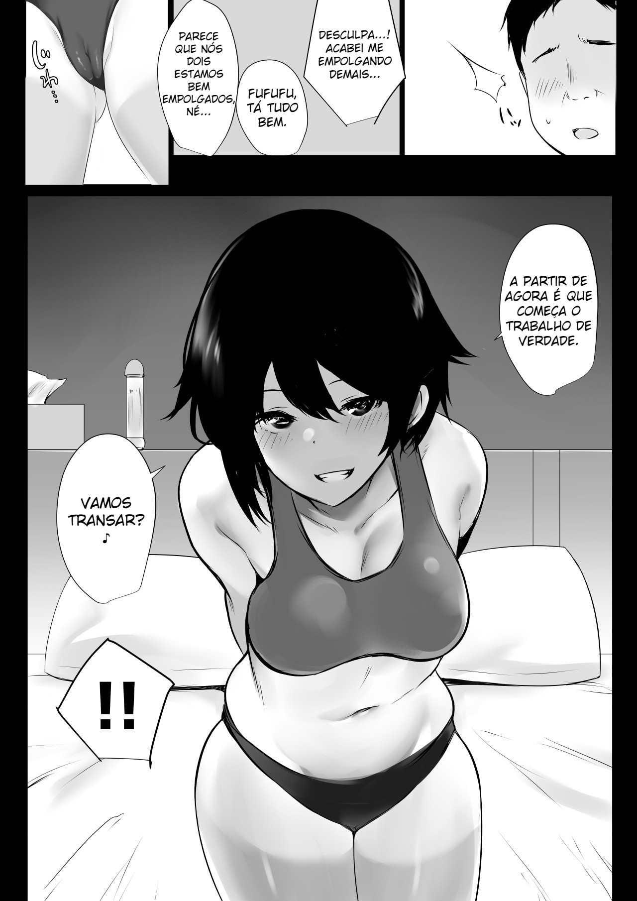Um Coroa Que Satisfaz os Desejos Sexuais de Uma Tomboy ~ Um Encontro Íntimo e Doce Com Uma Atleta Bronzeada ~ — página 16