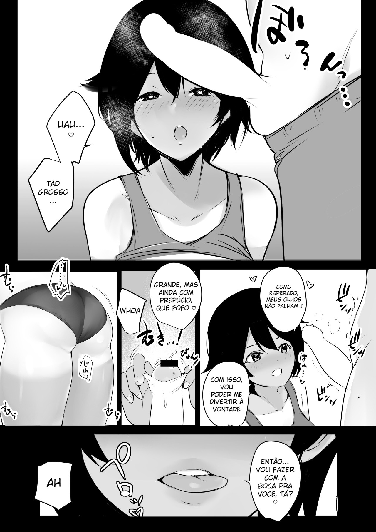 Um Coroa Que Satisfaz os Desejos Sexuais de Uma Tomboy ~ Um Encontro Íntimo e Doce Com Uma Atleta Bronzeada ~ — página 20