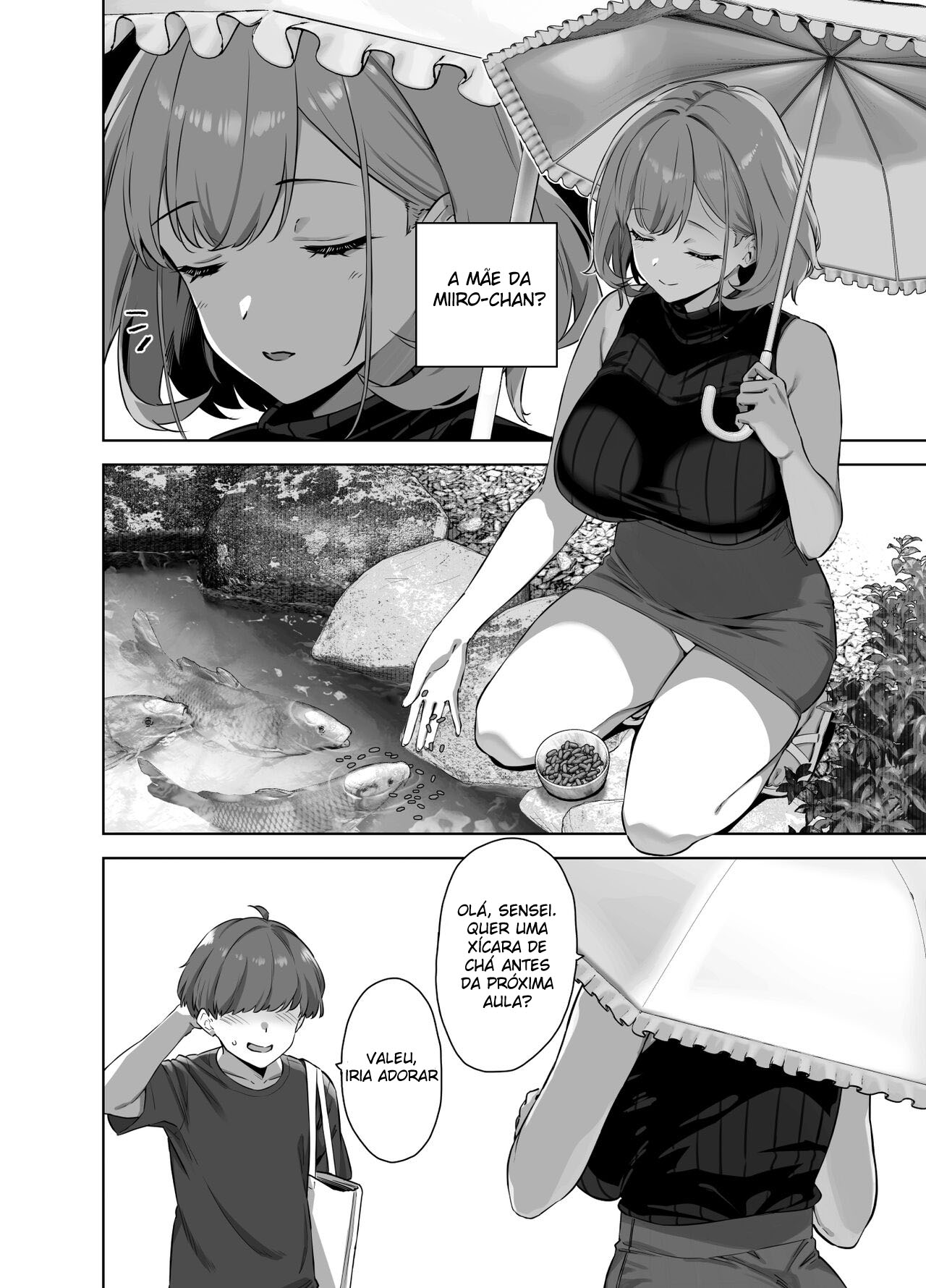 Natsu to Inaka to Yuuwaku shite kuru Dekkai Oshiego 2 — página 3