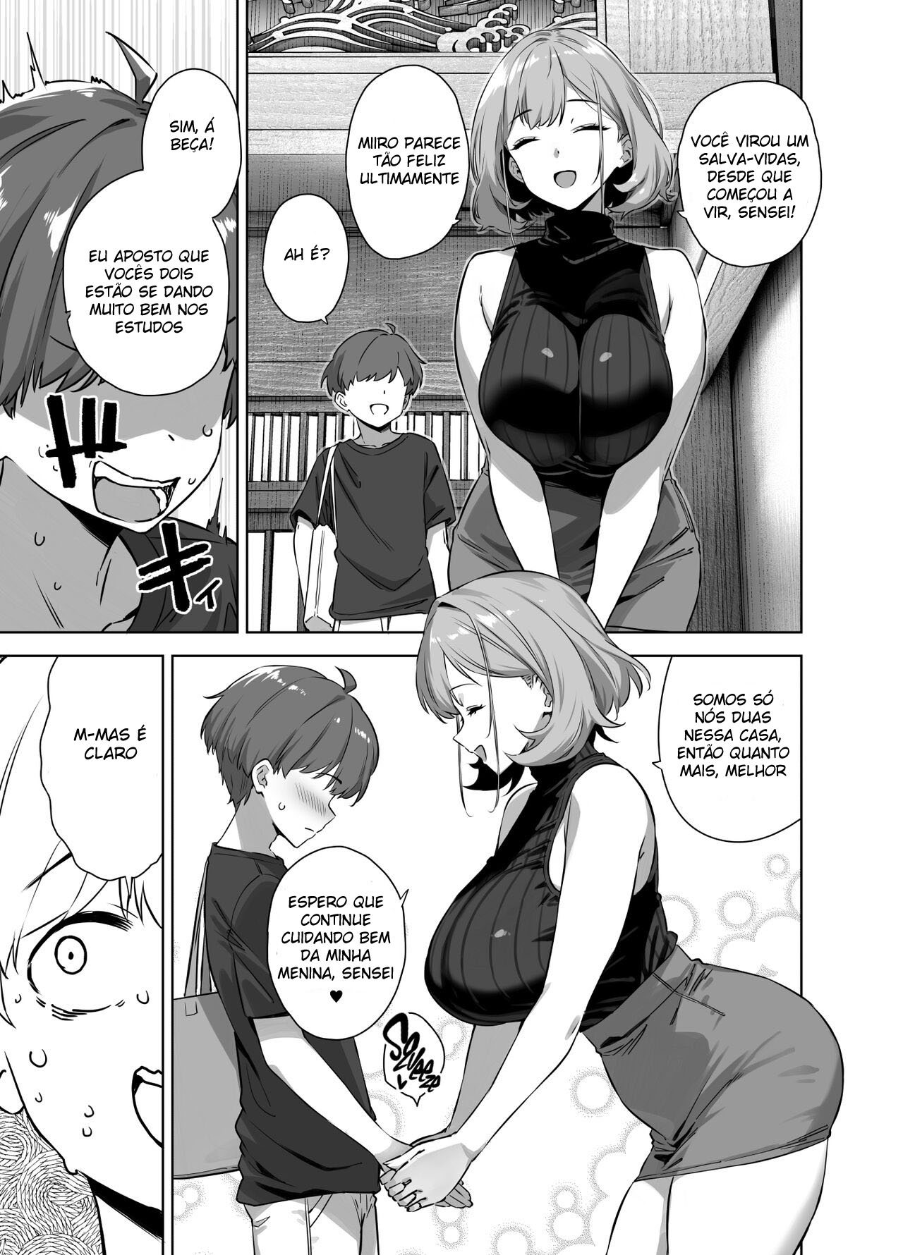Natsu to Inaka to Yuuwaku shite kuru Dekkai Oshiego 2 — página 4
