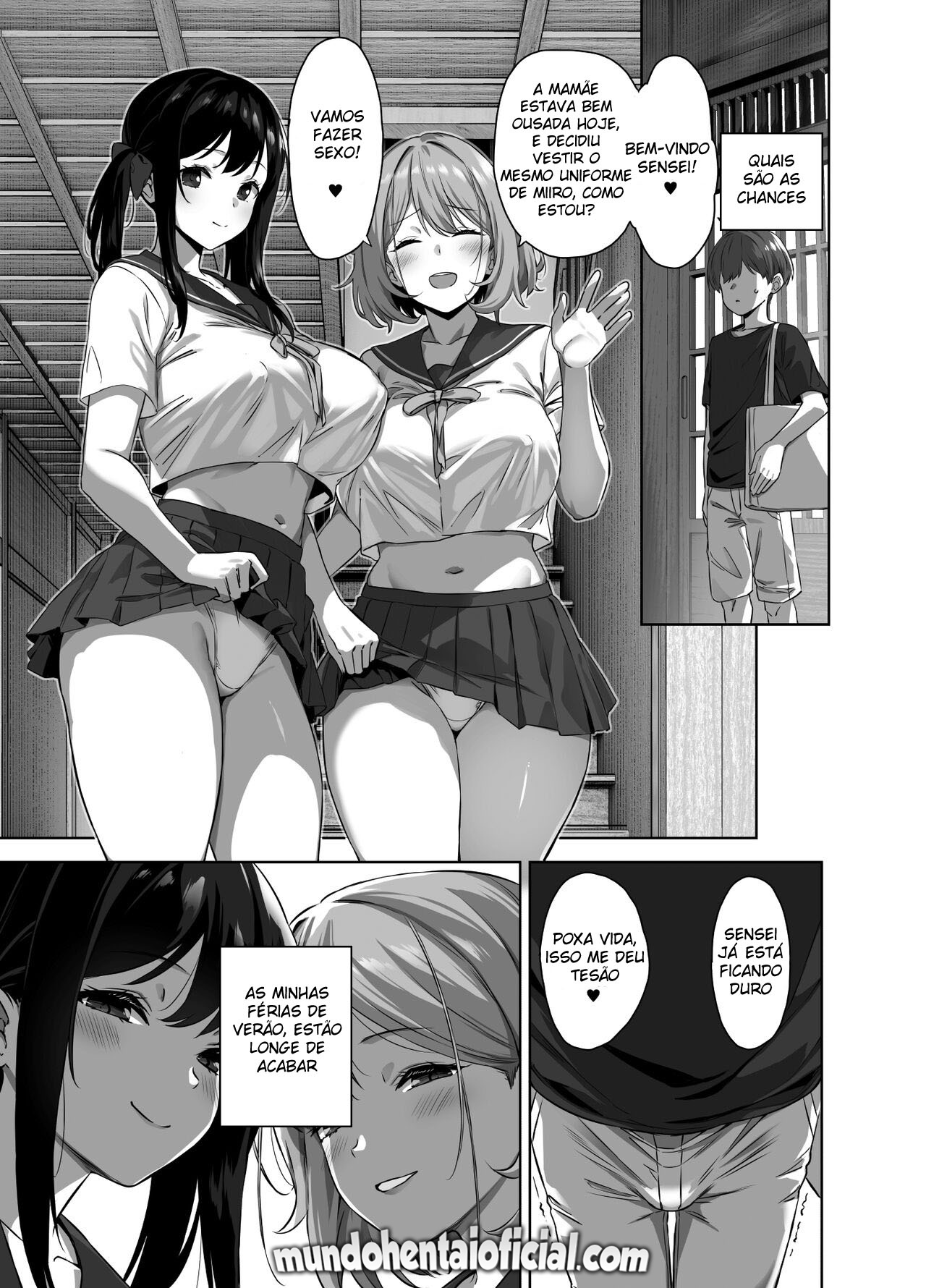 Natsu to Inaka to Yuuwaku shite kuru Dekkai Oshiego 2 — página 47