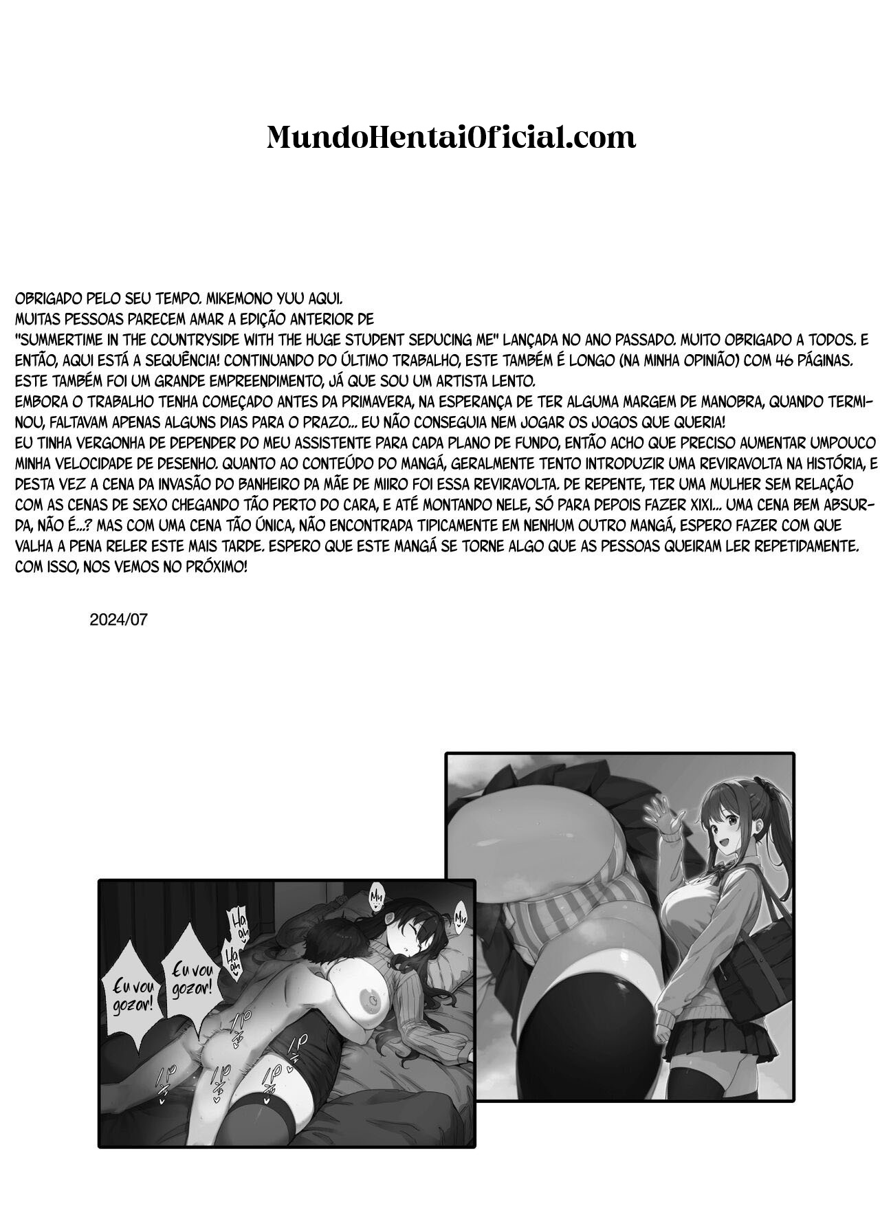 Natsu to Inaka to Yuuwaku shite kuru Dekkai Oshiego 2 — página 48