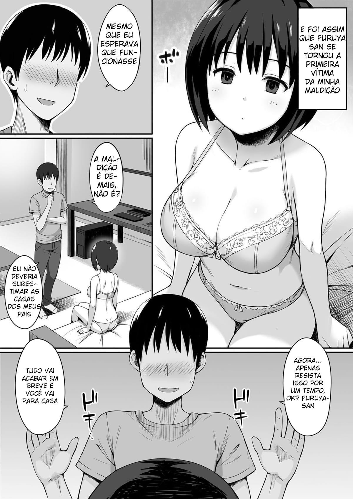 A História de Como Tornei Minha Colega de Classe o meu Onahole Através de uma Maldição de Obediência — página 6