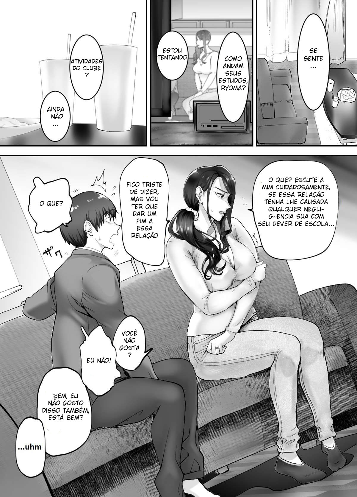 Meu Amigo de Infância Está Fazendo Sexo com Minha Mãe 3 — página 9