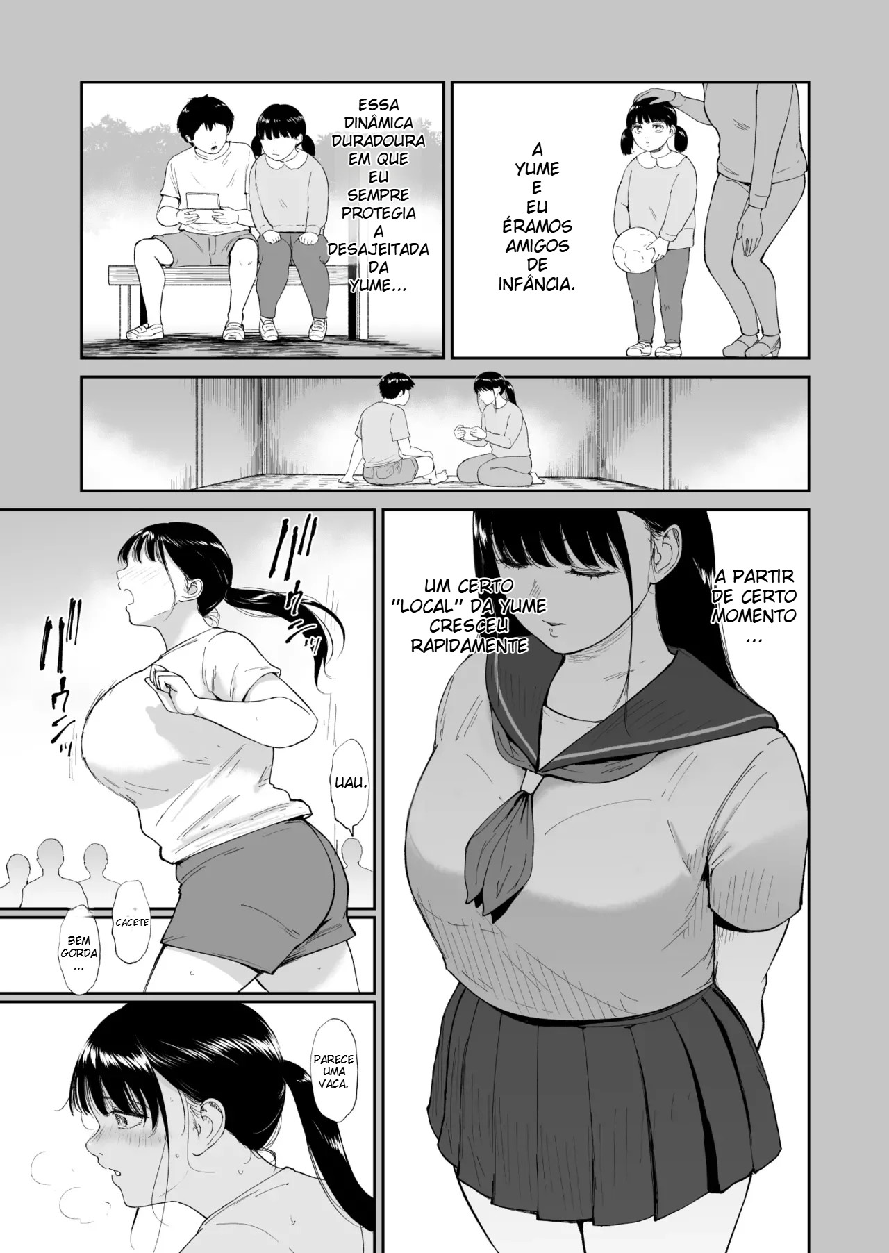A Vaca Leiteira ~ Férias de Verão Ordenhando Minha Amiga Gordinha E Deprimida ~ — página 4
