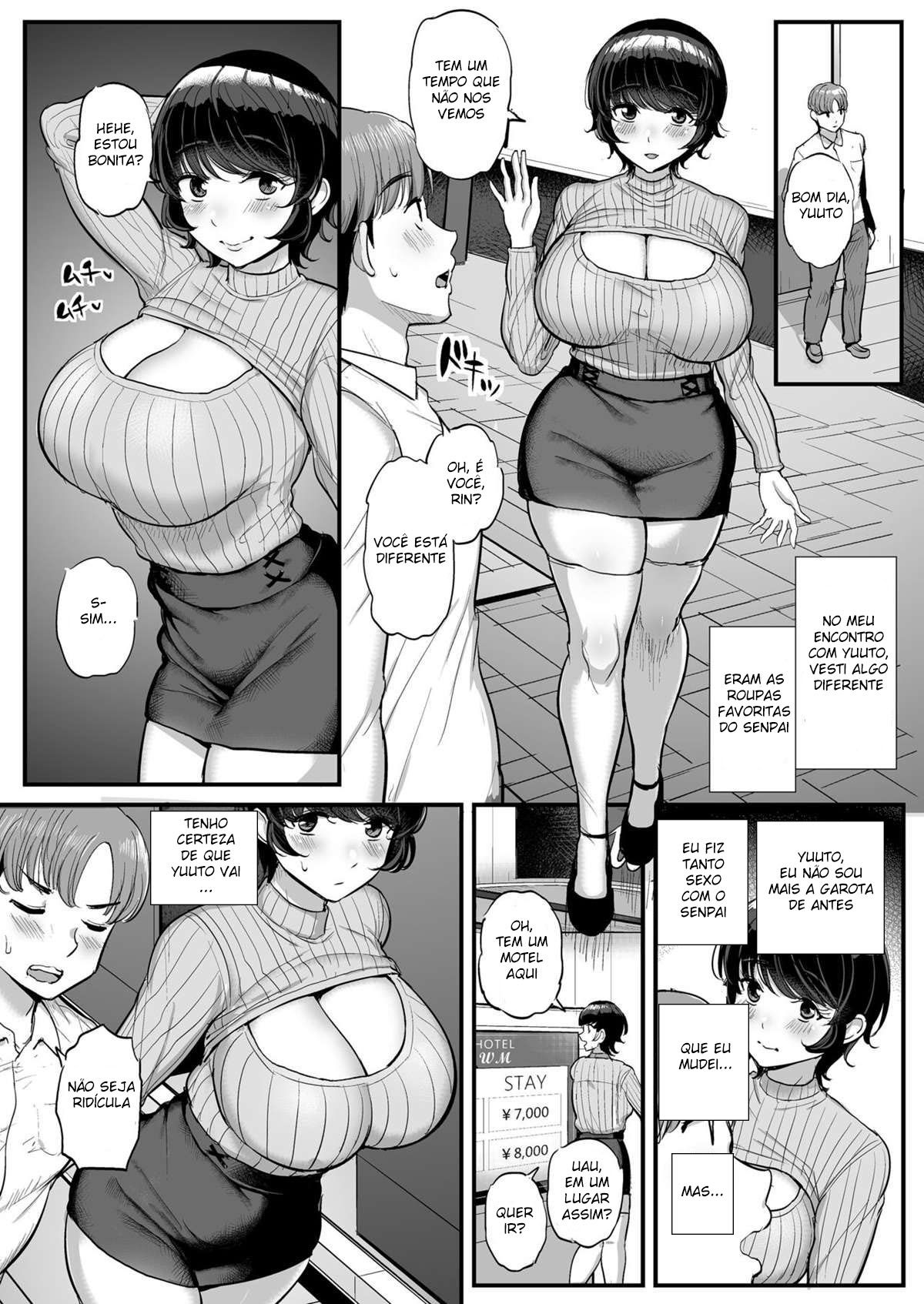 Minha Namorada com Ar de Garoto Fode Com O Senpai — página 37