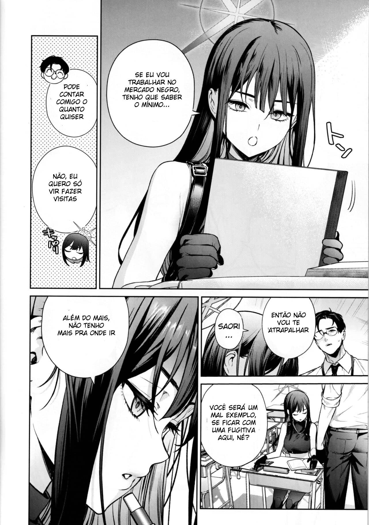Um Livro Sobre Como Ensinar Saori e Atsuko a Estudar — página 4