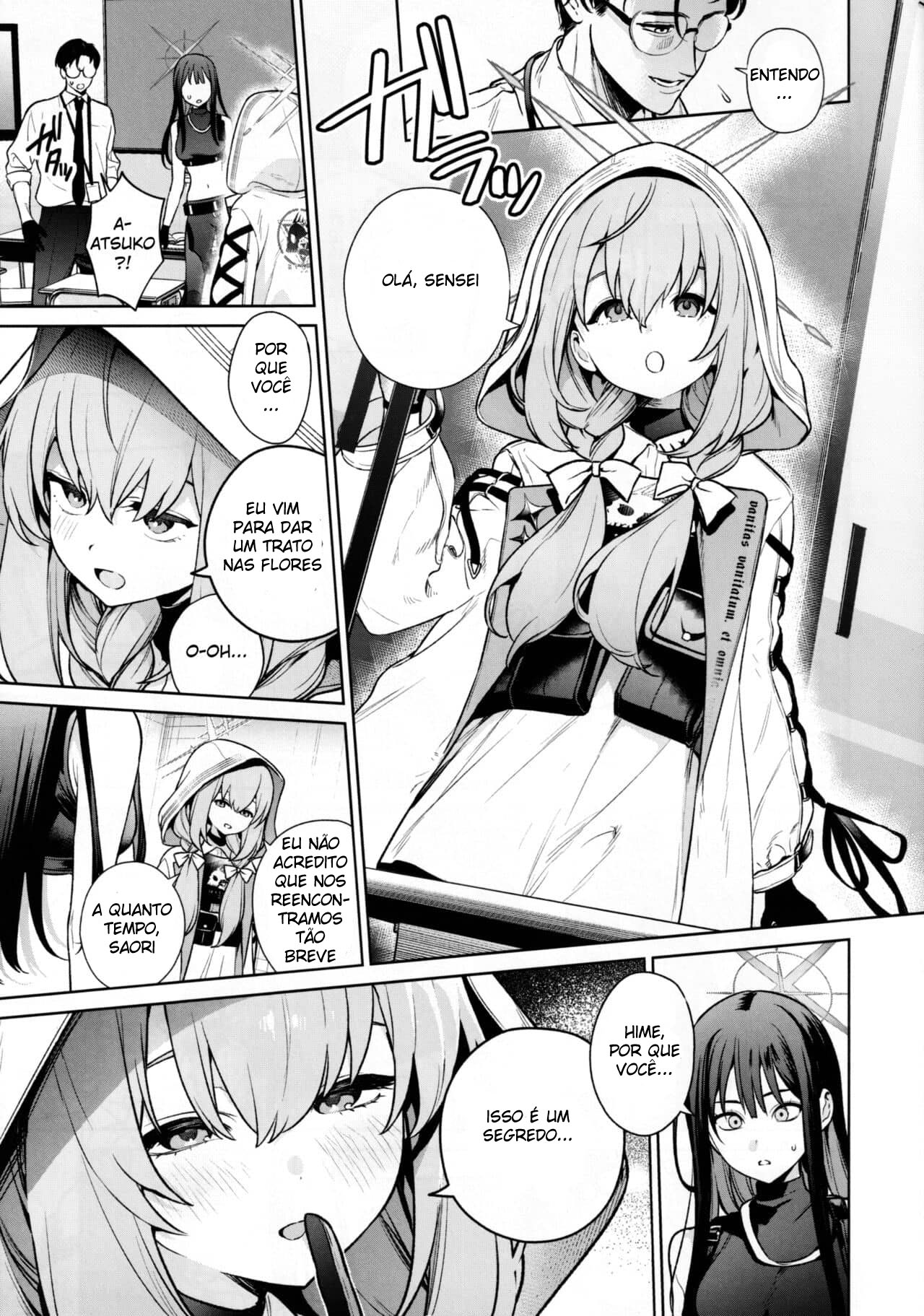 Um Livro Sobre Como Ensinar Saori e Atsuko a Estudar — página 5