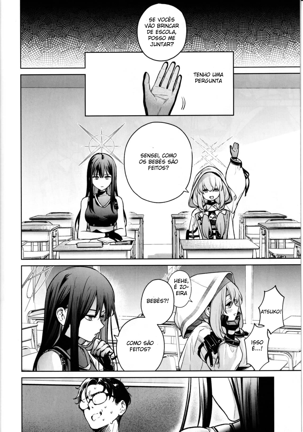 Um Livro Sobre Como Ensinar Saori e Atsuko a Estudar — página 6
