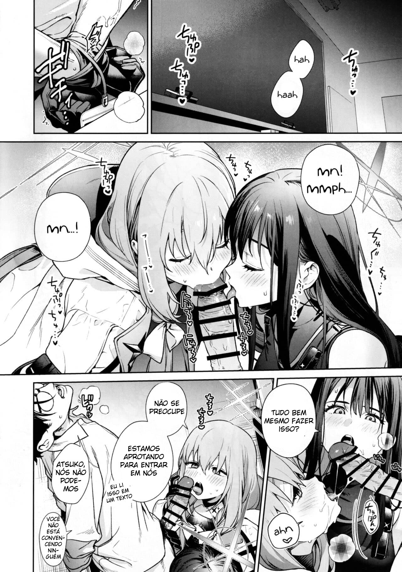 Um Livro Sobre Como Ensinar Saori e Atsuko a Estudar — página 8