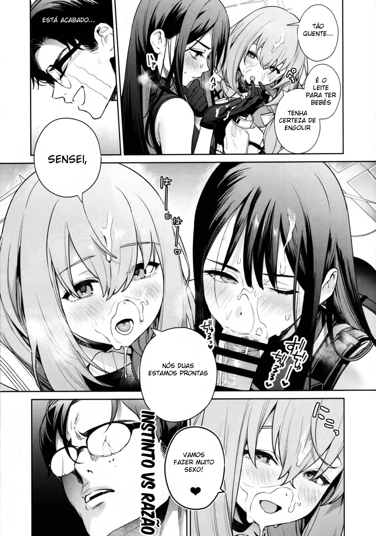 Um Livro Sobre Como Ensinar Saori e Atsuko a Estudar — página 11