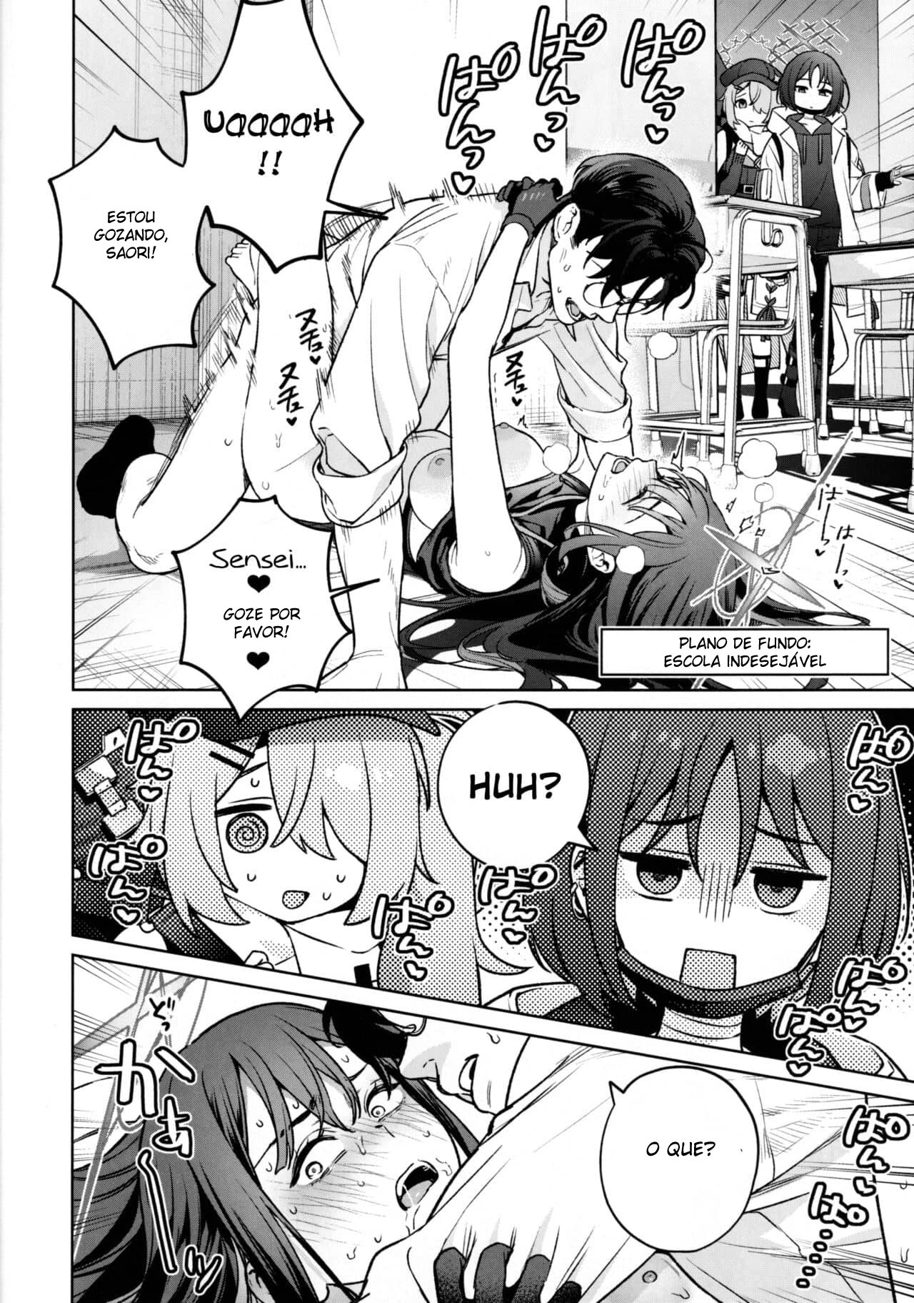 Um Livro Sobre Como Ensinar Saori e Atsuko a Estudar — página 32