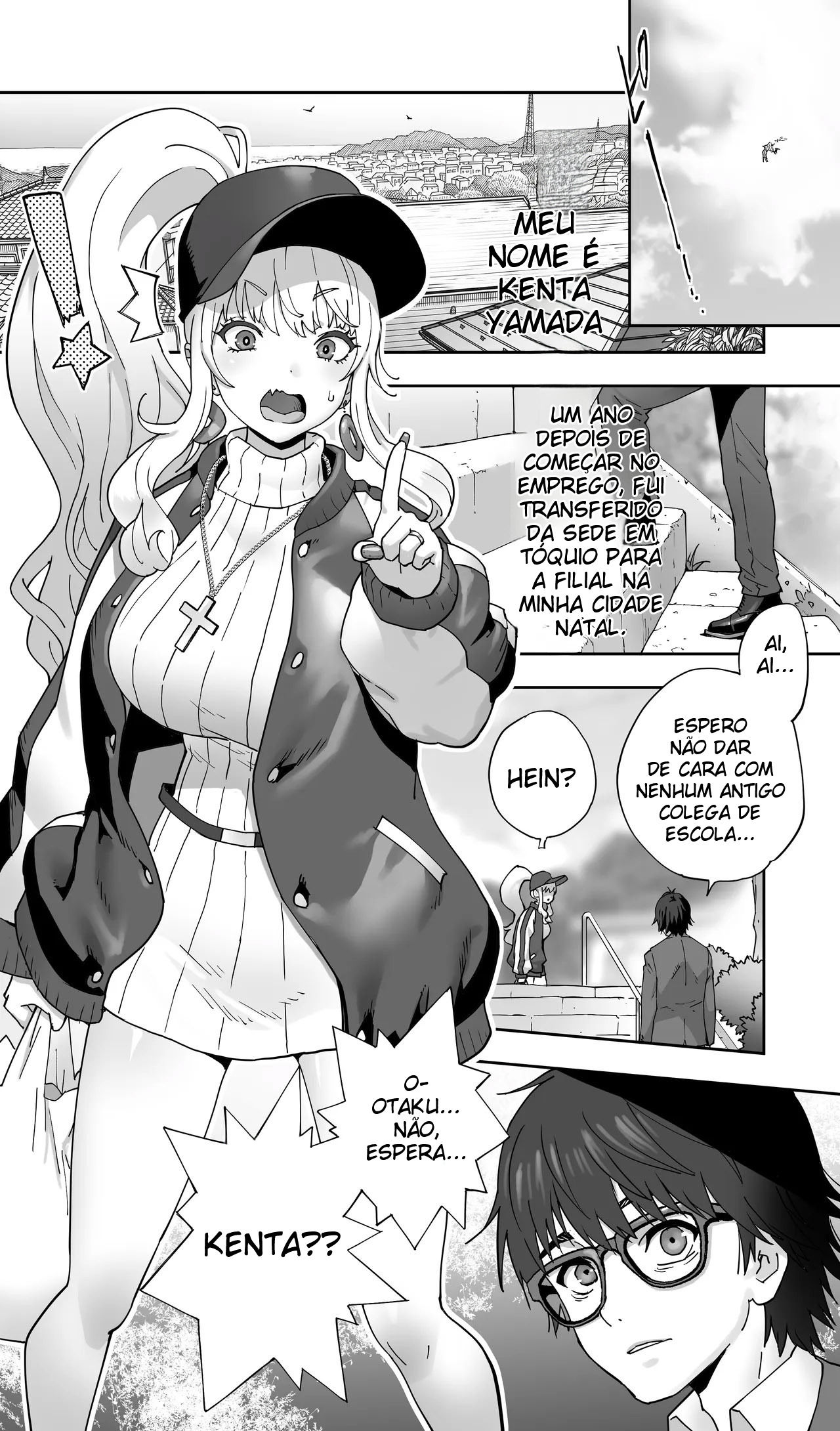 Uma Gyaru da Minha Terra Natal Que Estudou Comigo Agora Está Casada e Sendo Engravidada Sem Camisinha — página 3