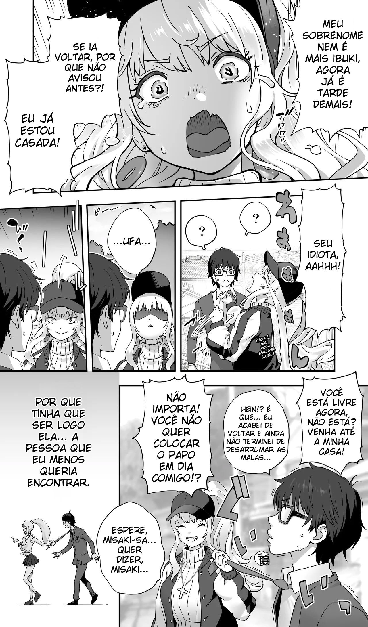 Uma Gyaru da Minha Terra Natal Que Estudou Comigo Agora Está Casada e Sendo Engravidada Sem Camisinha — página 5