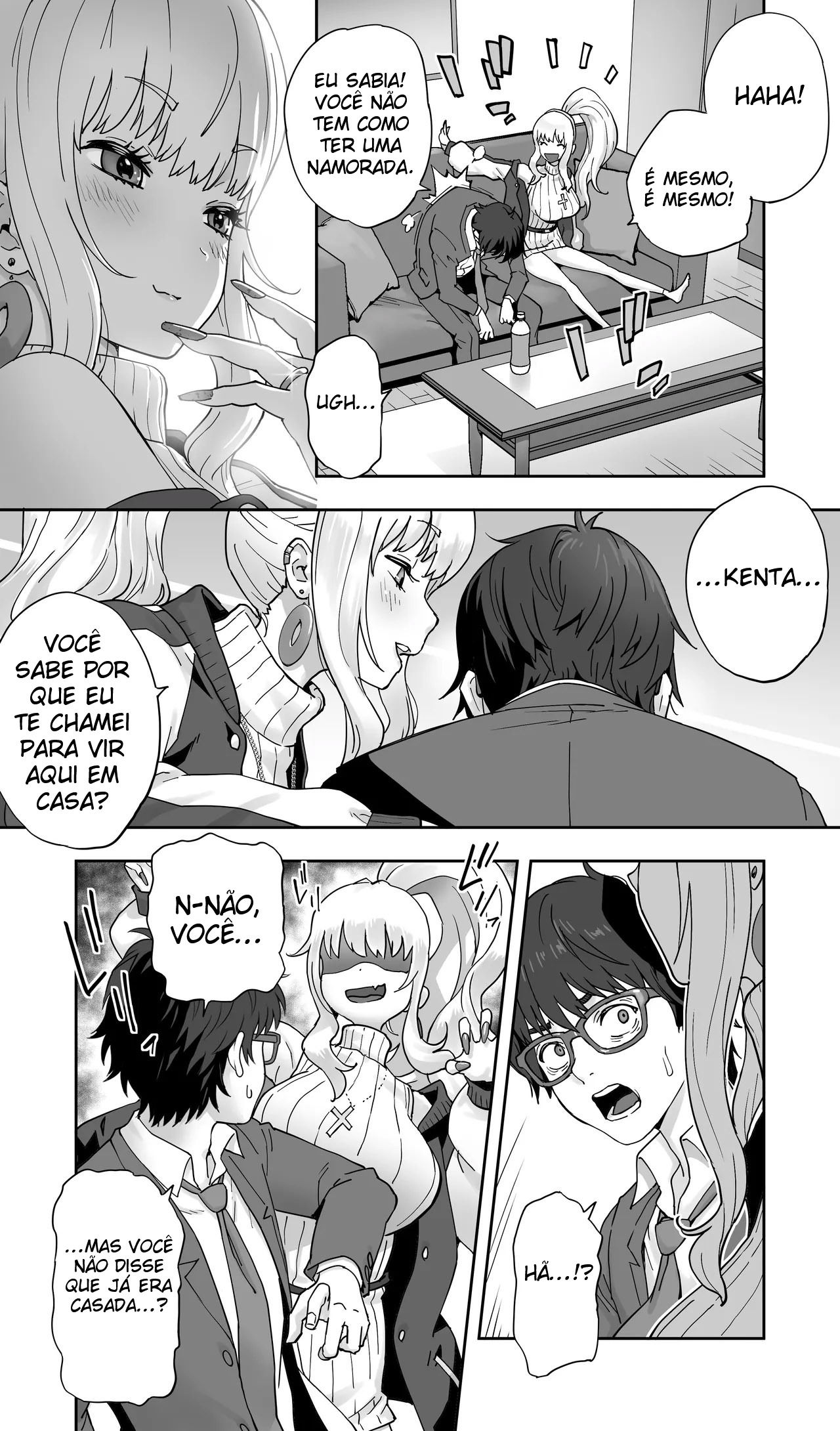 Uma Gyaru da Minha Terra Natal Que Estudou Comigo Agora Está Casada e Sendo Engravidada Sem Camisinha — página 7
