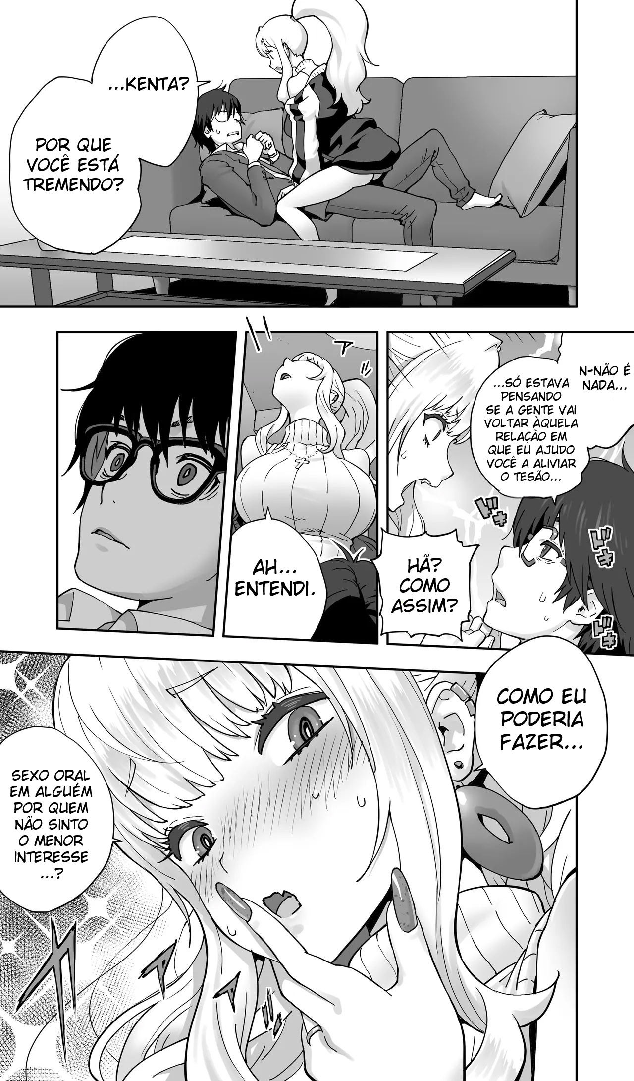 Uma Gyaru da Minha Terra Natal Que Estudou Comigo Agora Está Casada e Sendo Engravidada Sem Camisinha — página 12