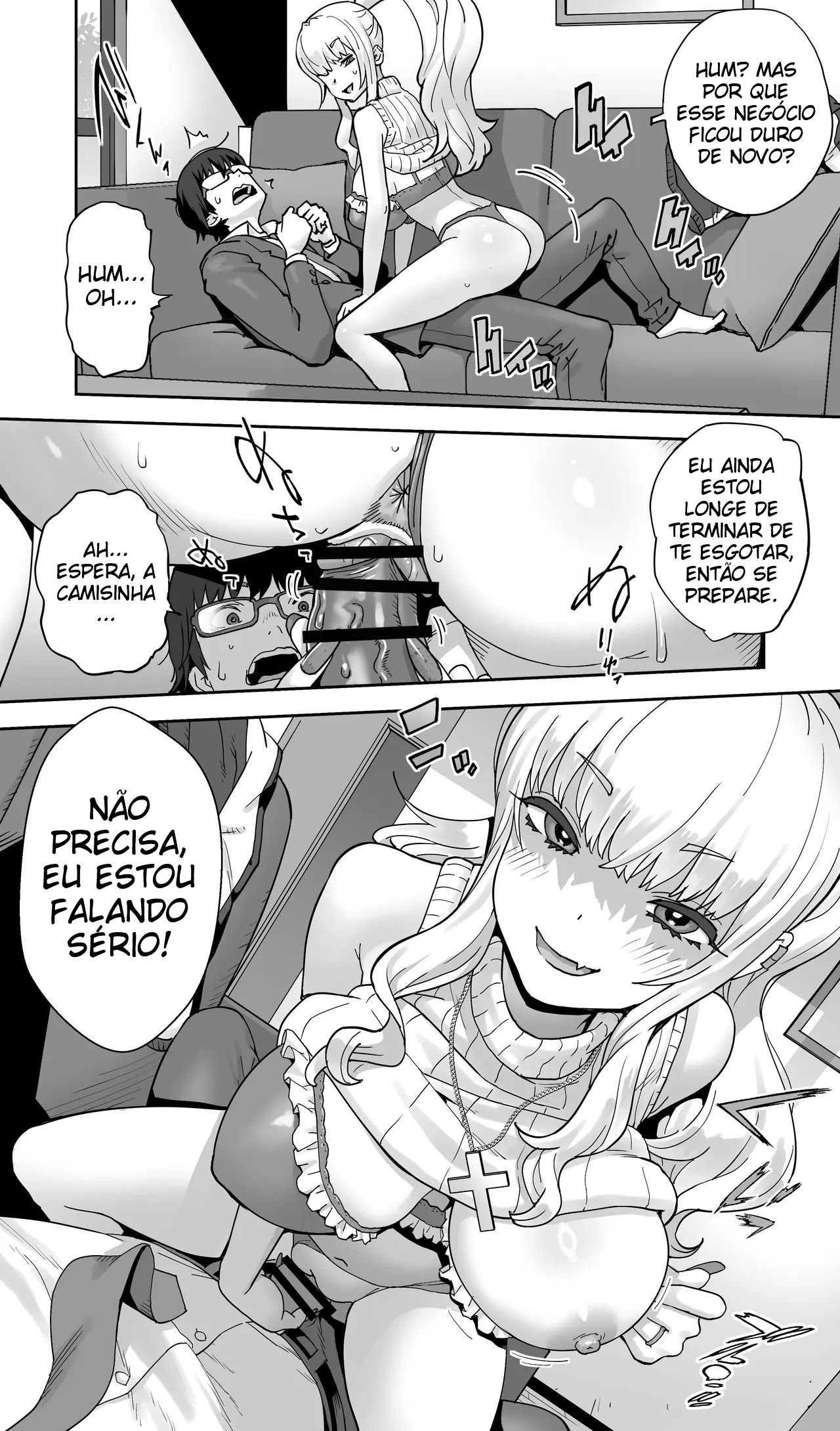 Uma Gyaru da Minha Terra Natal Que Estudou Comigo Agora Está Casada e Sendo Engravidada Sem Camisinha — página 20