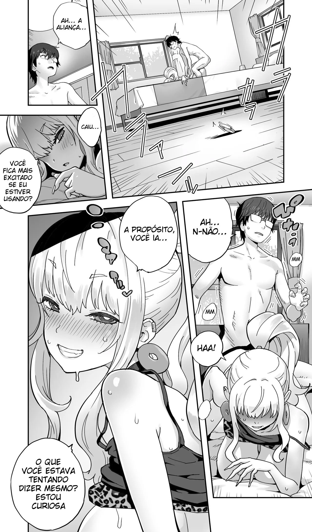 Uma Gyaru da Minha Terra Natal Que Estudou Comigo Agora Está Casada e Sendo Engravidada Sem Camisinha — página 43