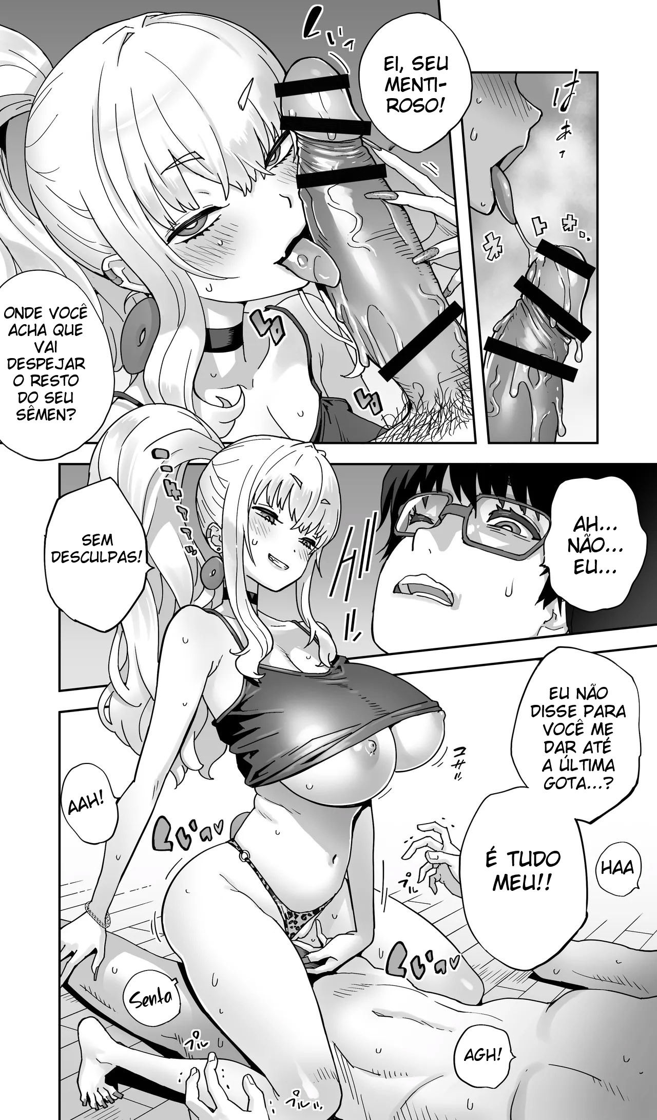 Uma Gyaru da Minha Terra Natal Que Estudou Comigo Agora Está Casada e Sendo Engravidada Sem Camisinha — página 65