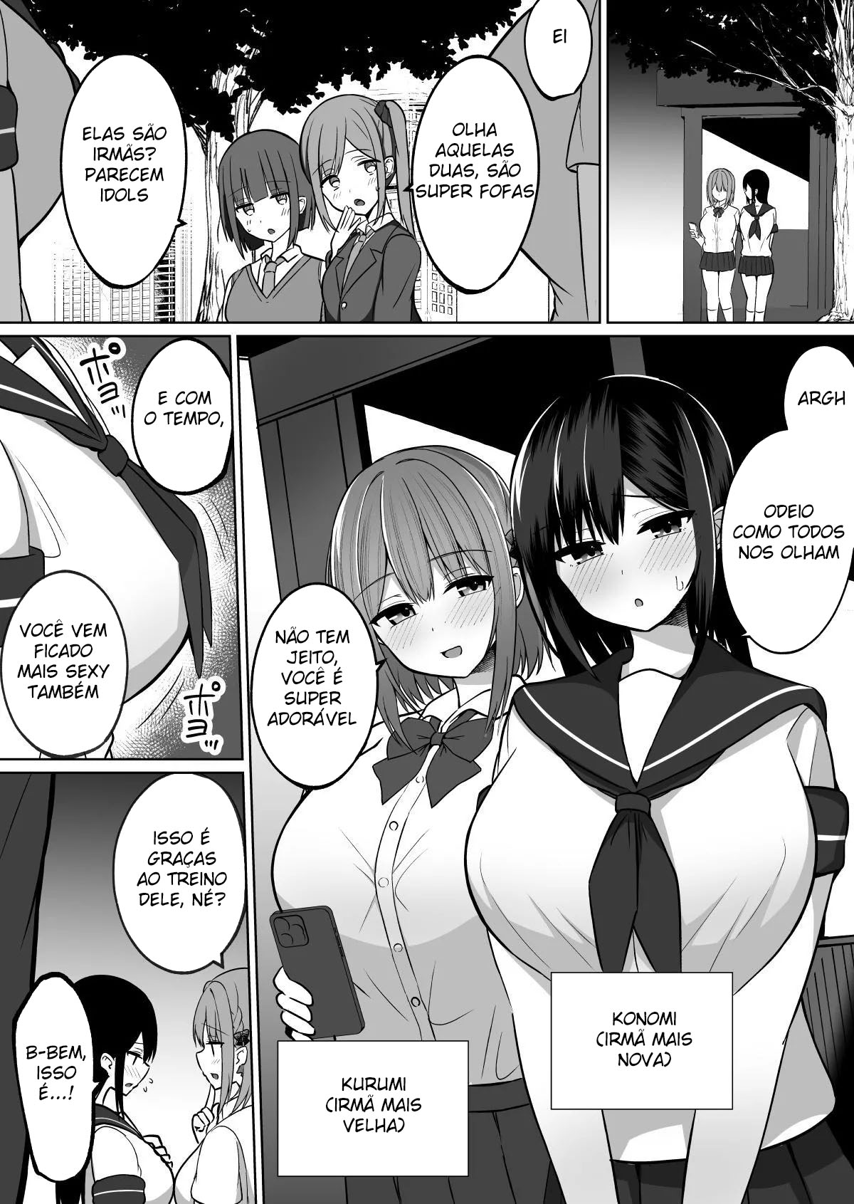 Como Disciplinar Onaholes Peitudas ~ Treinamento de Resistência Orgásmico Com As Irmãs Peitudas ~ — página 4