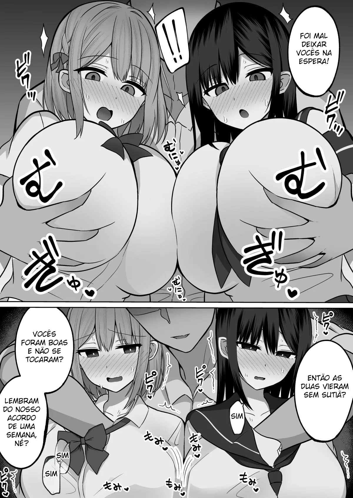 Como Disciplinar Onaholes Peitudas ~ Treinamento de Resistência Orgásmico Com As Irmãs Peitudas ~ — página 5