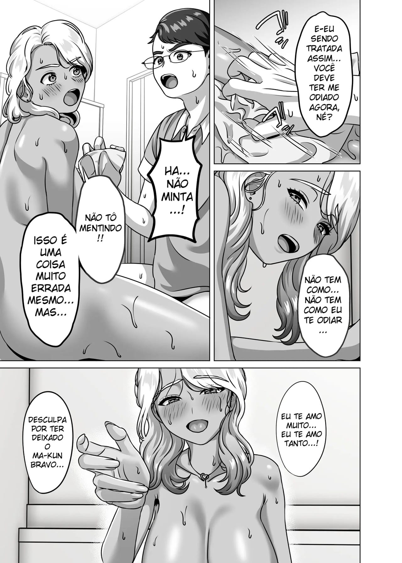O Filho Que Nutre Os Desejos Sexuais de Sua Mãe Solteira Gyaru — página 14