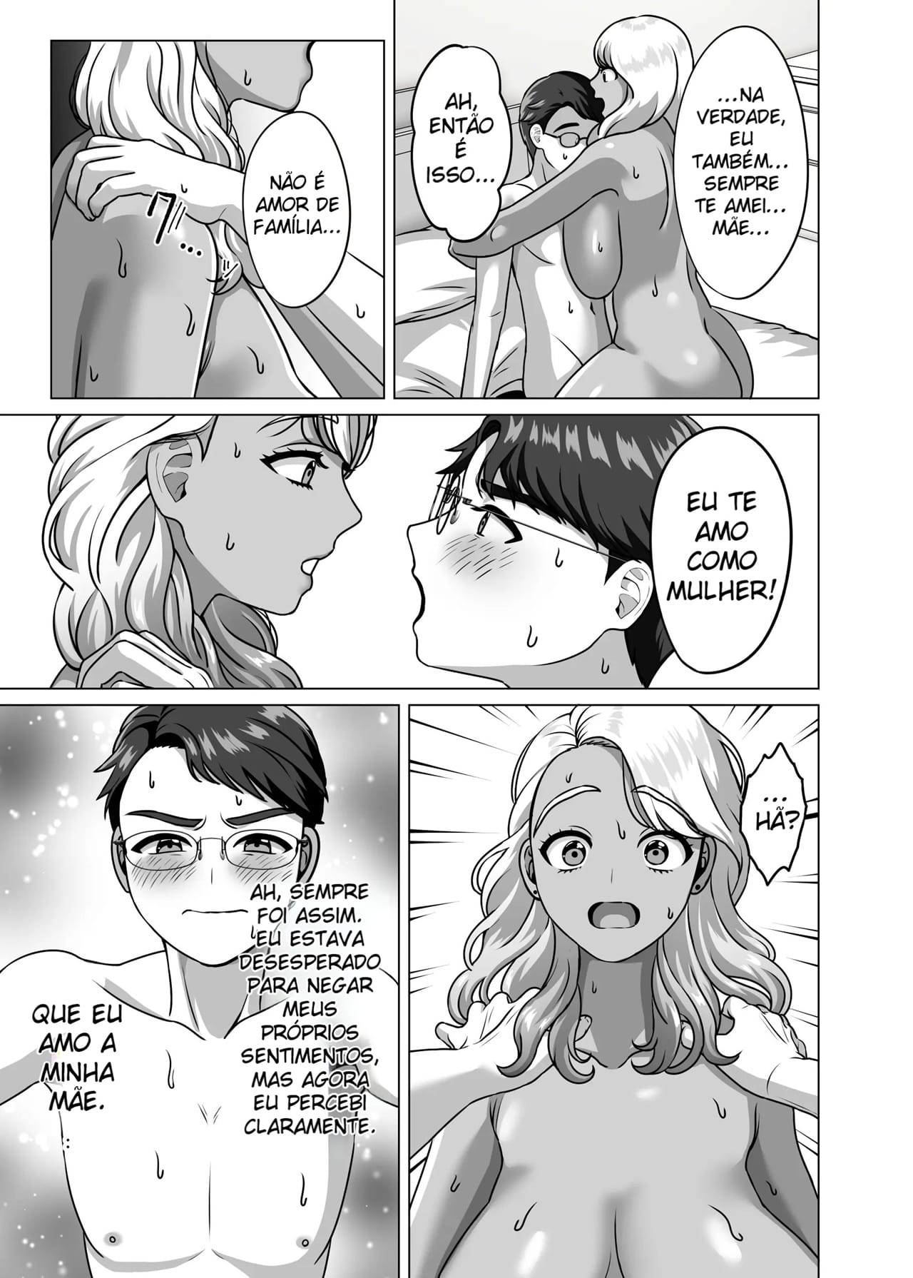 O Filho Que Nutre Os Desejos Sexuais de Sua Mãe Solteira Gyaru — página 22