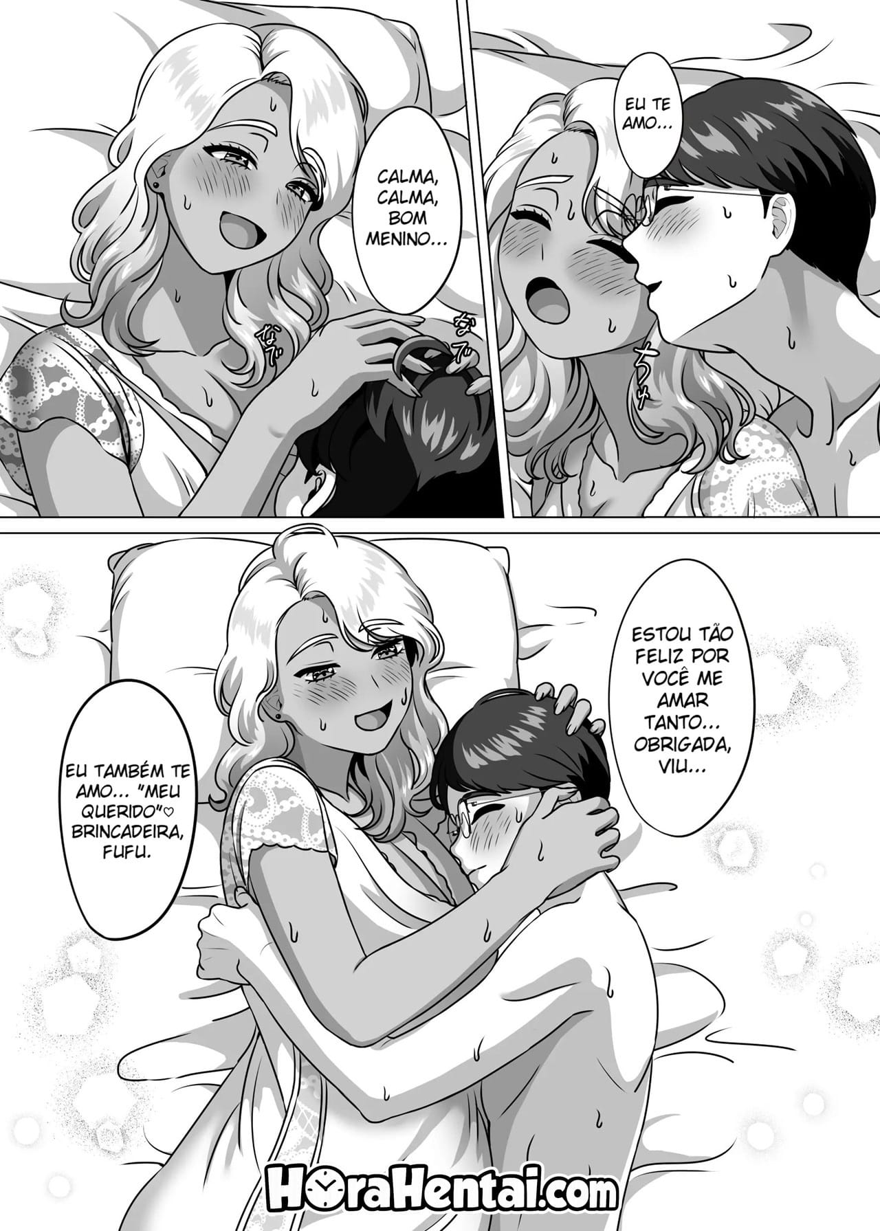 O Filho Que Nutre Os Desejos Sexuais de Sua Mãe Solteira Gyaru — página 36
