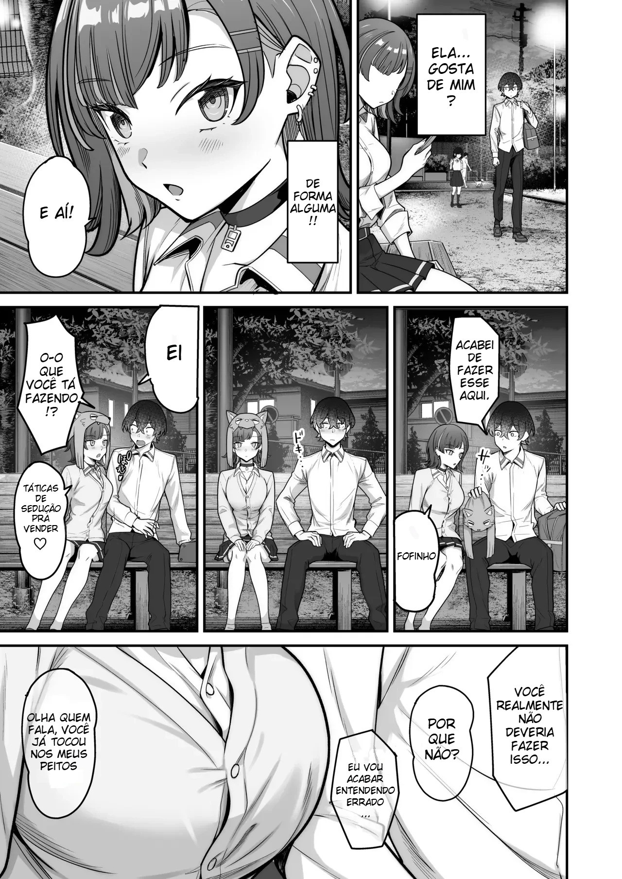 Um Romance Super Doce Com Uma Gyaru Inexpressiva — página 18