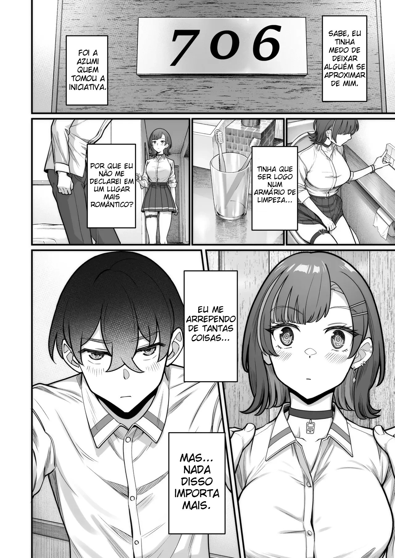 Um Romance Super Doce Com Uma Gyaru Inexpressiva — página 42